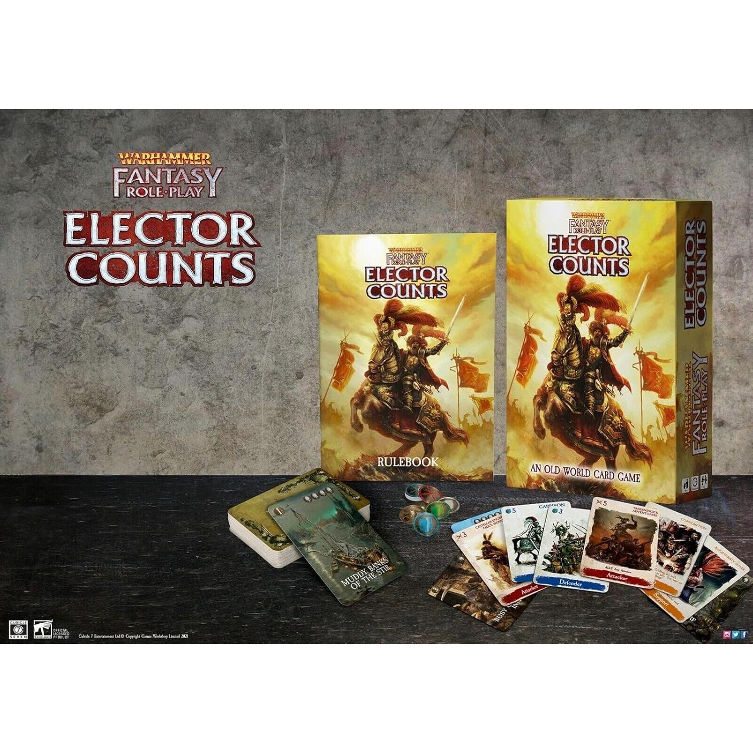 Juego de Cartas Warhammer Fantasy Condes Electores 2-4 Jugadores