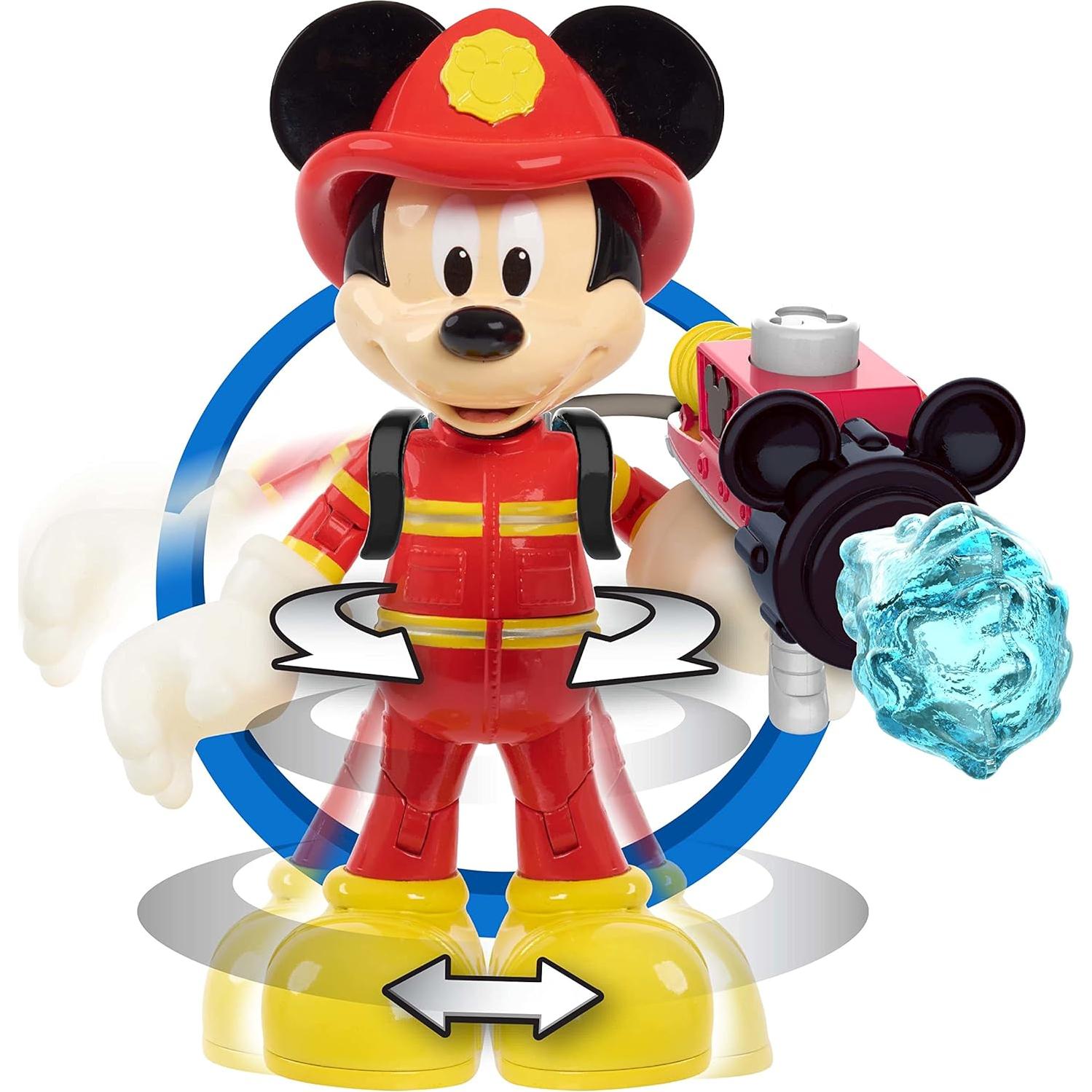 Figura Articulada Mickey Mouse Bombero 15 cm Just Play