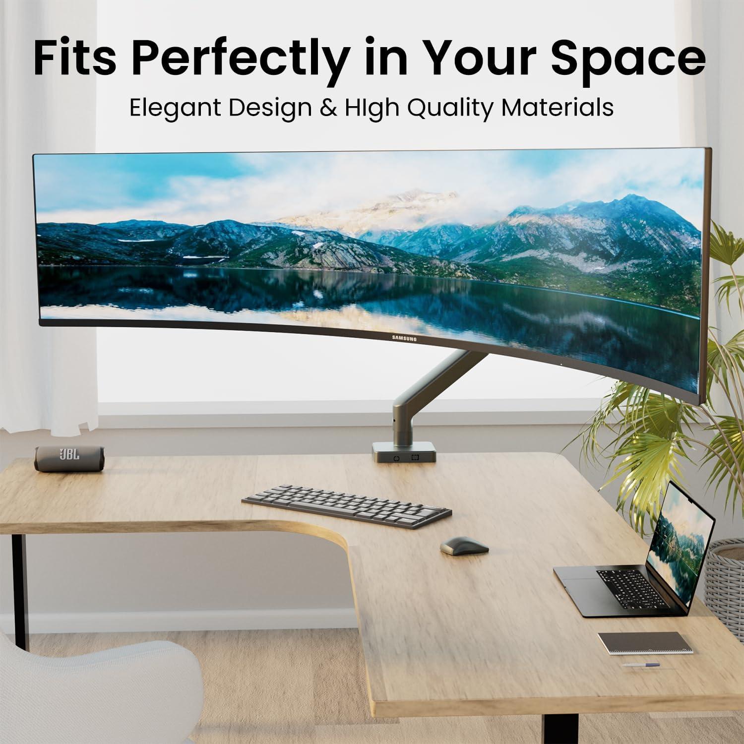 Brazo de Monitor Ultrawide EVEO hasta 49" Ajustable VESA