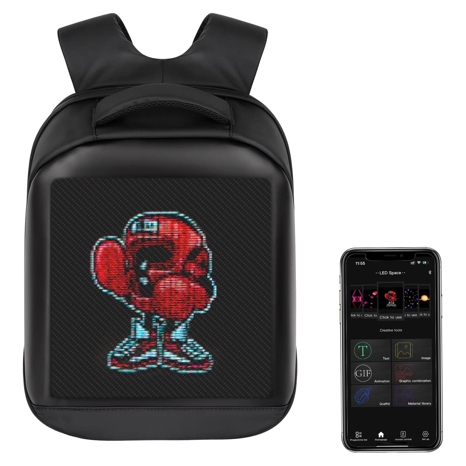 Mochila LED Multifuncional Arimepi para Laptop 18L