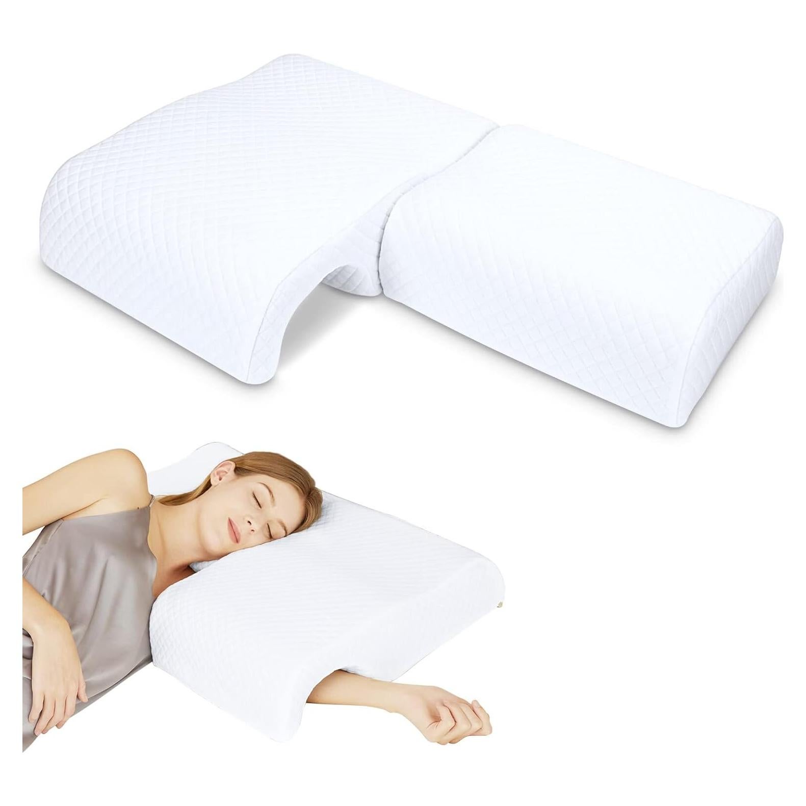 Almohada de Espuma de Memoria HOMCA PL06 para Parejas 71x48cm