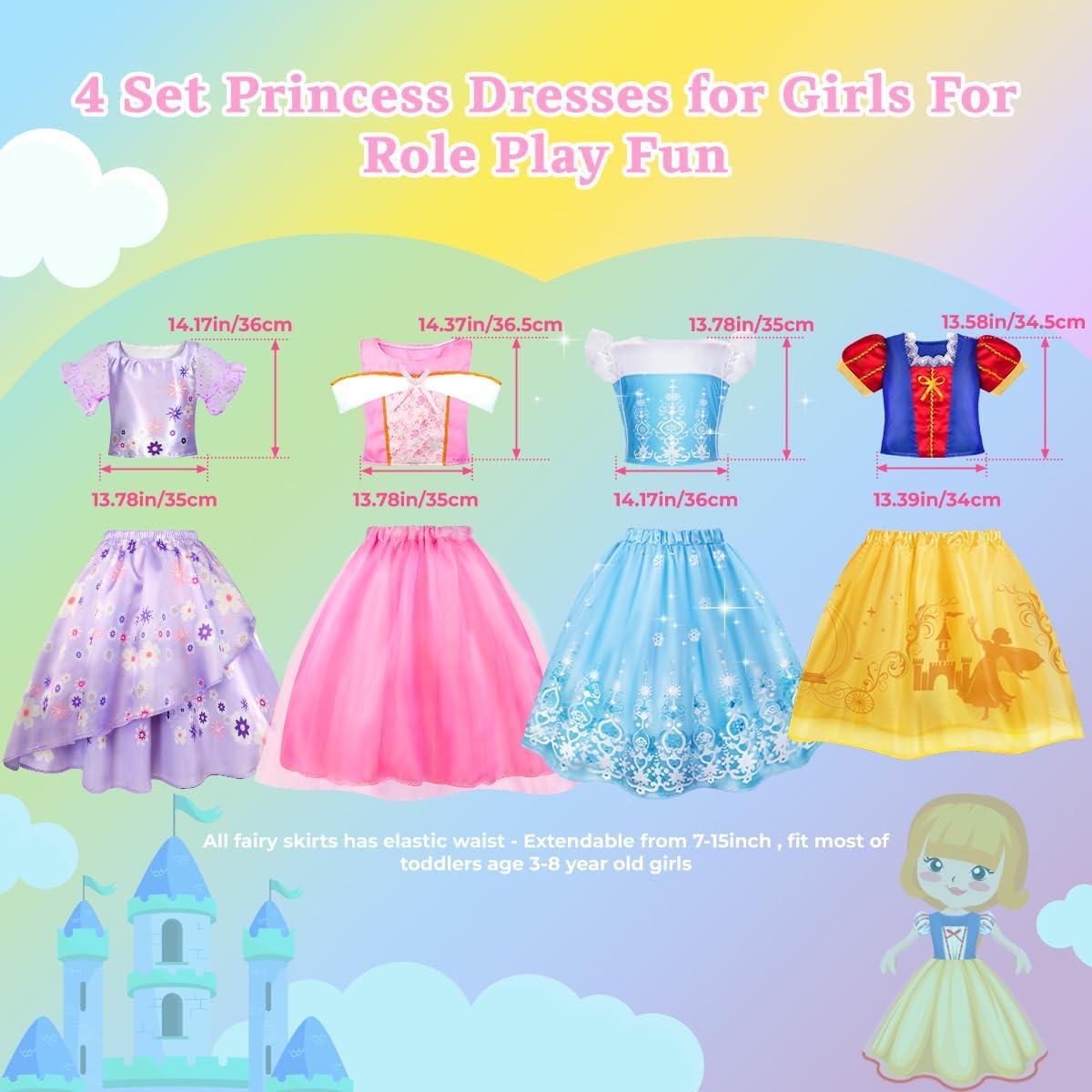 Vestido de Princesa Meland para Niñas con Accesorios