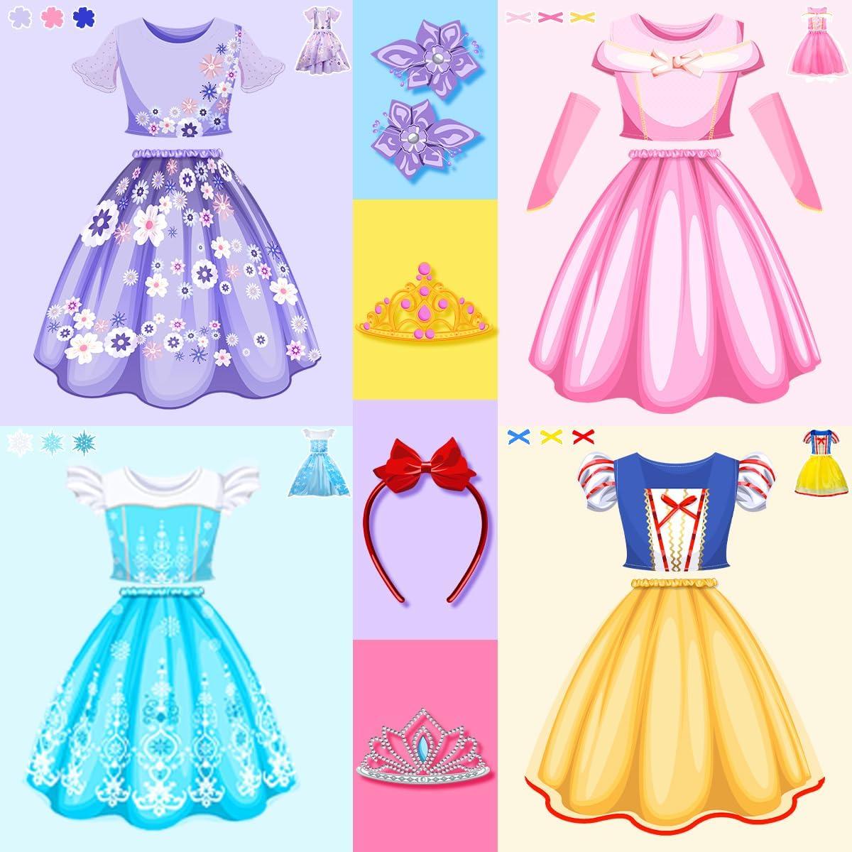 Vestido de Princesa Meland para Niñas con Accesorios