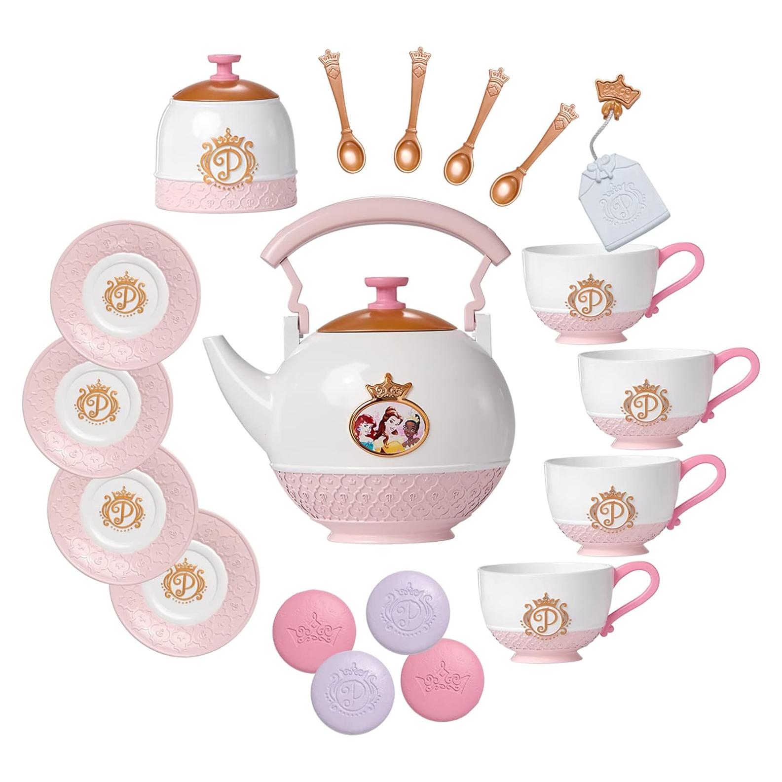 Juego de Té Princesas Disney 21 Piezas para 4 Niñas