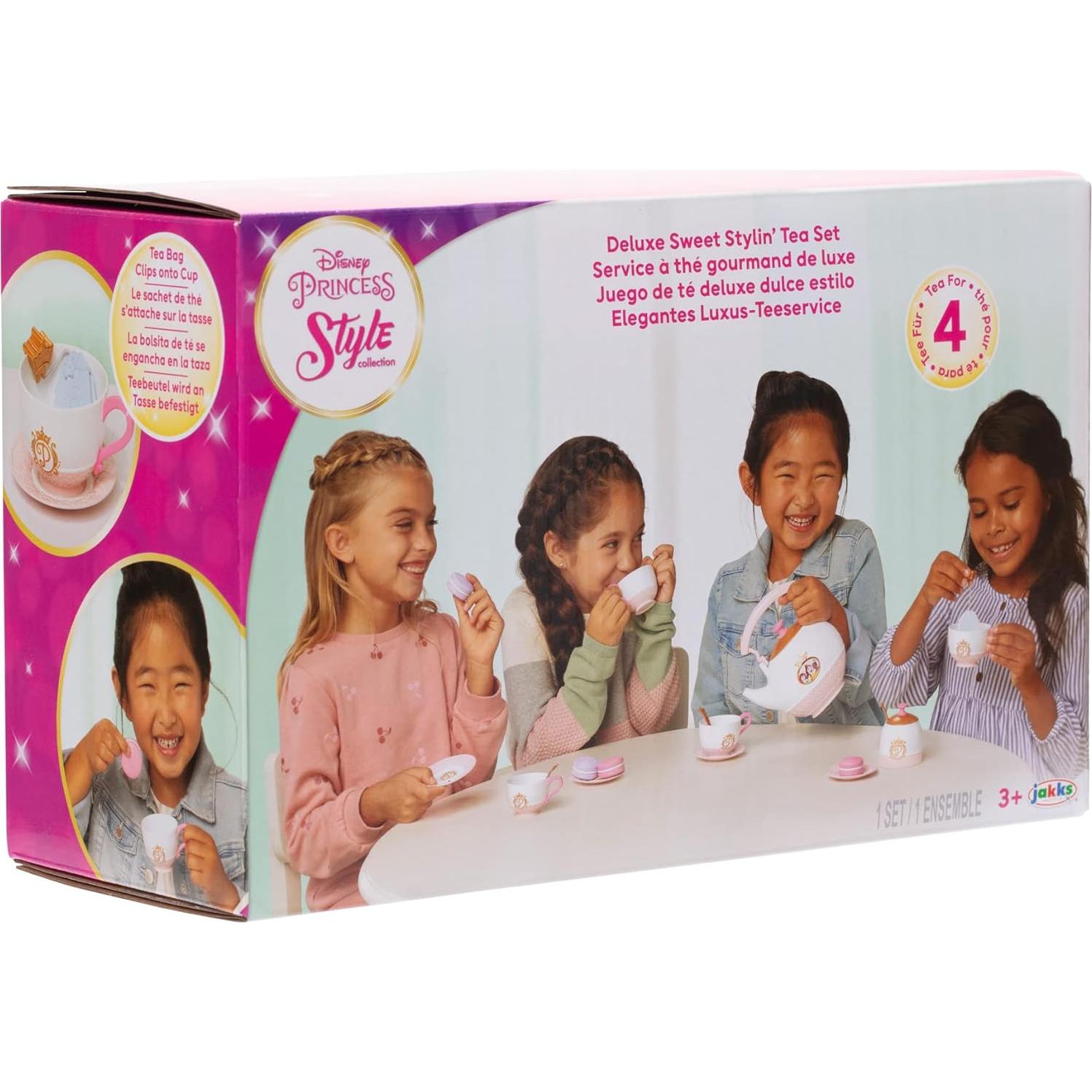 Juego de Té Princesas Disney 21 Piezas para 4 Niñas