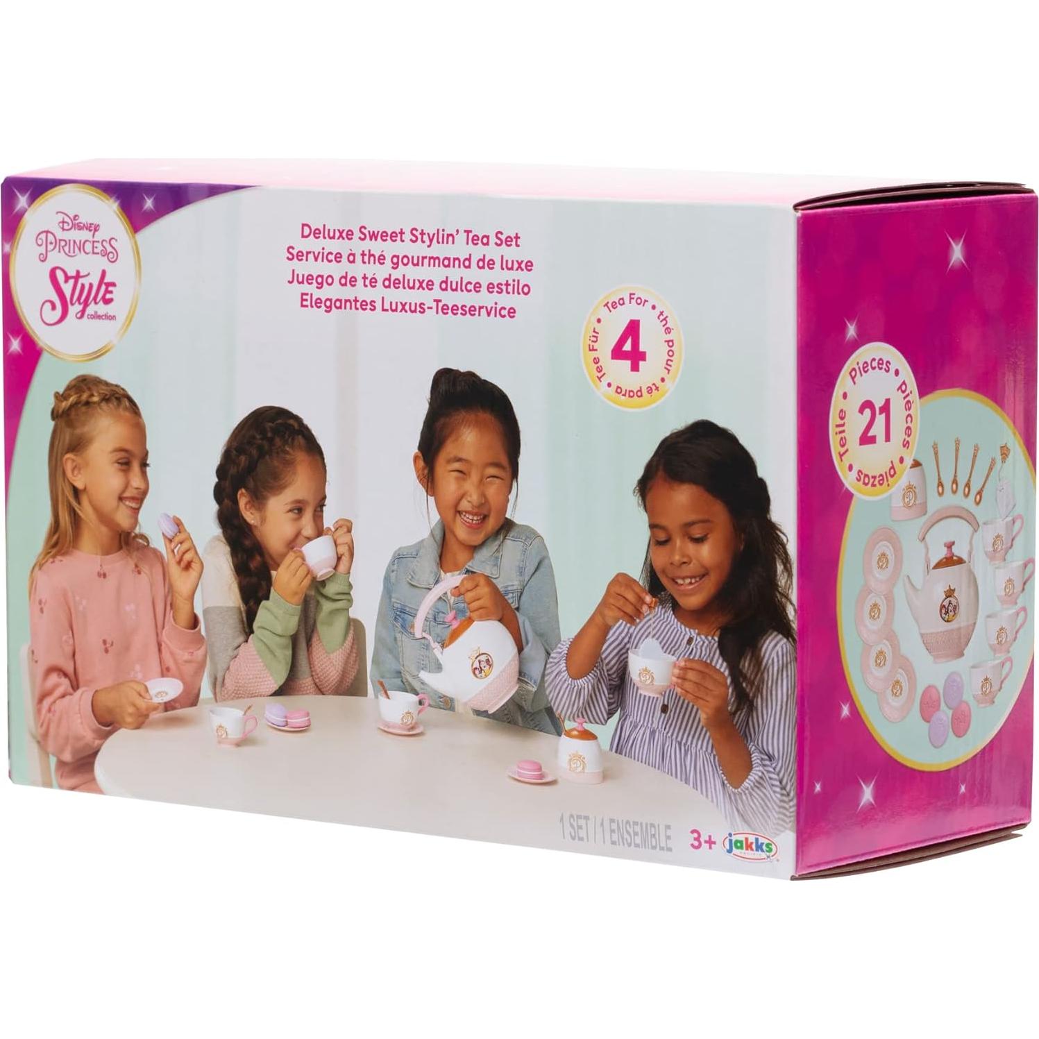 Juego de Té Princesas Disney 21 Piezas para 4 Niñas