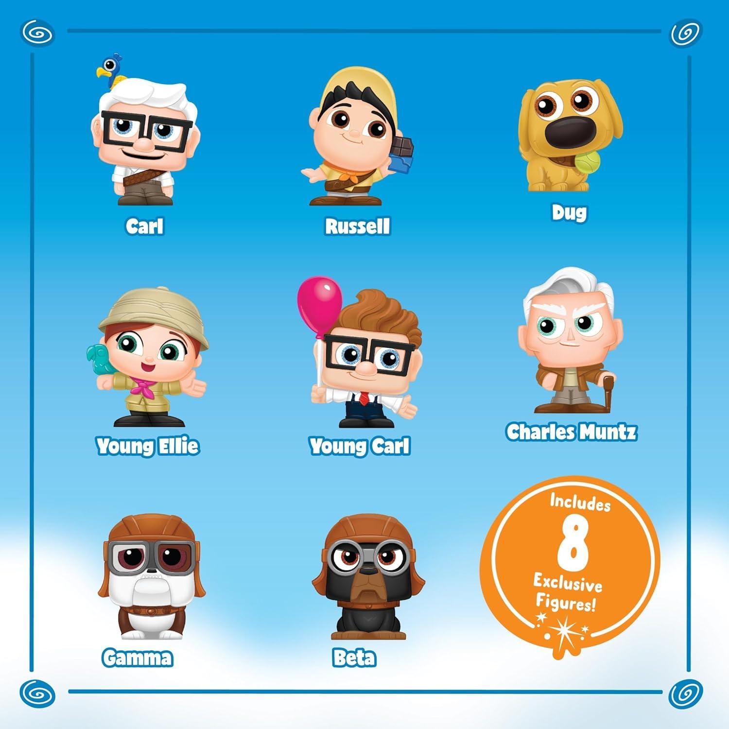 Paquete Coleccionista Disney Doorables Up - 8 Figuras 3.81cm