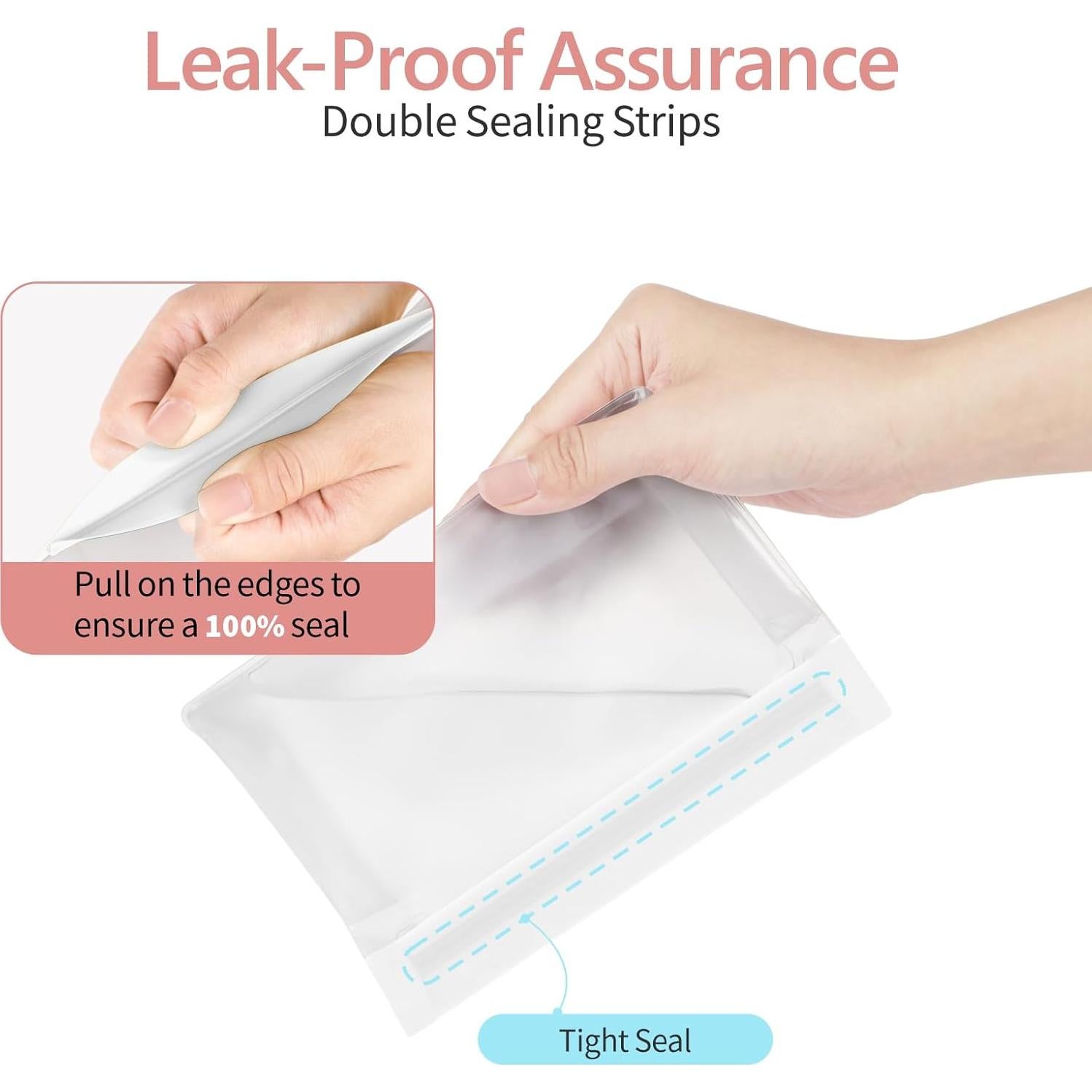 Packism Bolsa de Aseo Transparente Aprobada por TSA - 3 Tamaños