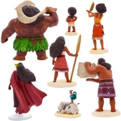 Juego de Figuras Deluxe Disney Moana 2 - 7 Personajes