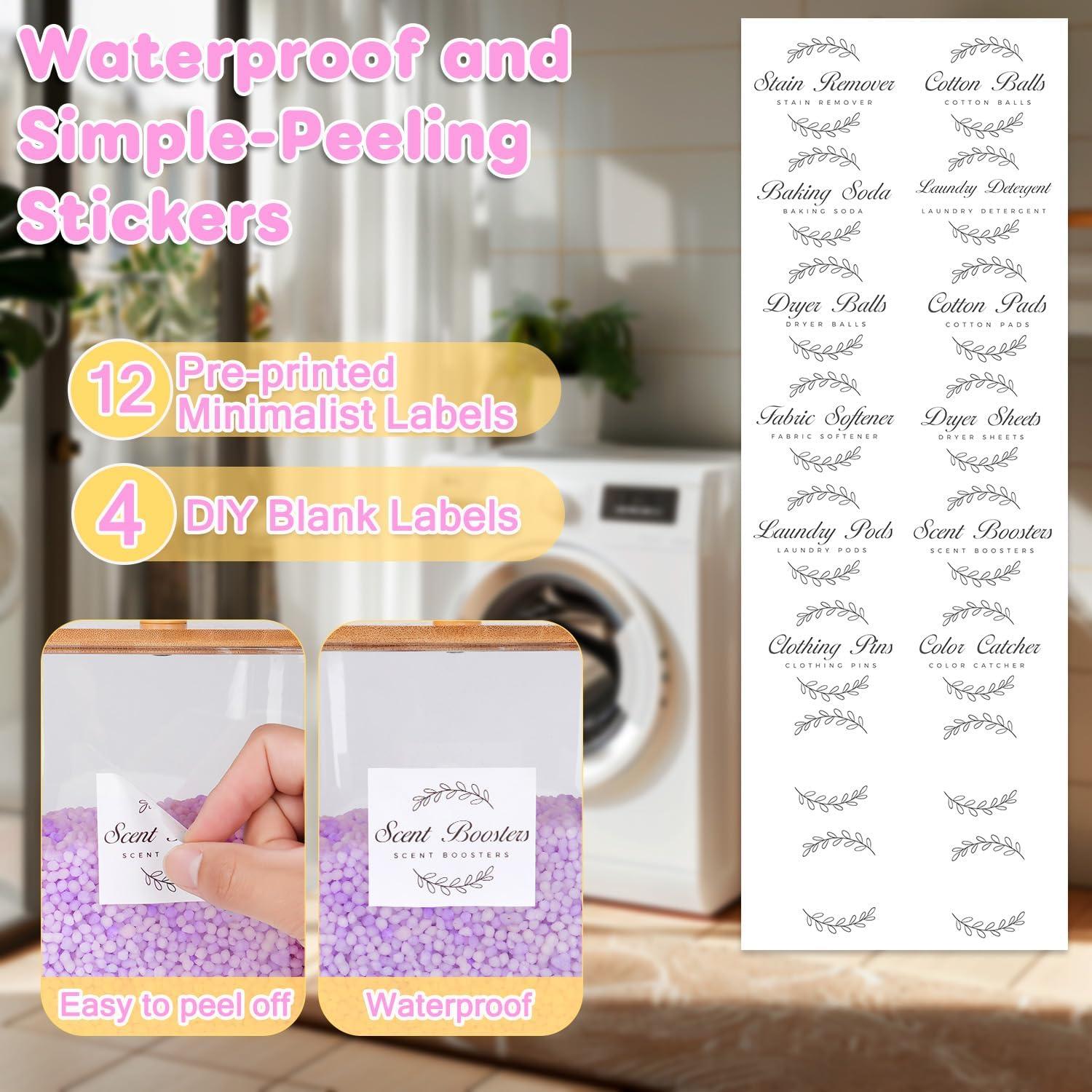 Contenedor de Cápsulas de Lavandería efluky 2 Pack Transparente