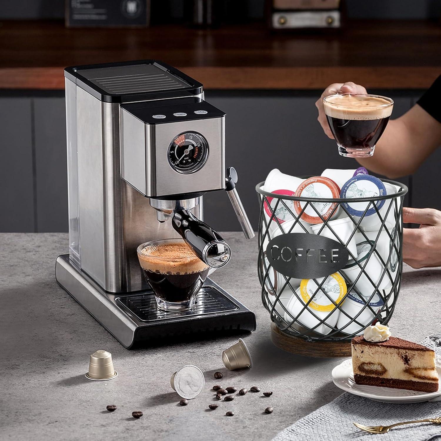 Organizador de Cápsulas de Café YINMIT - Rejilla Circular 35 Tazas