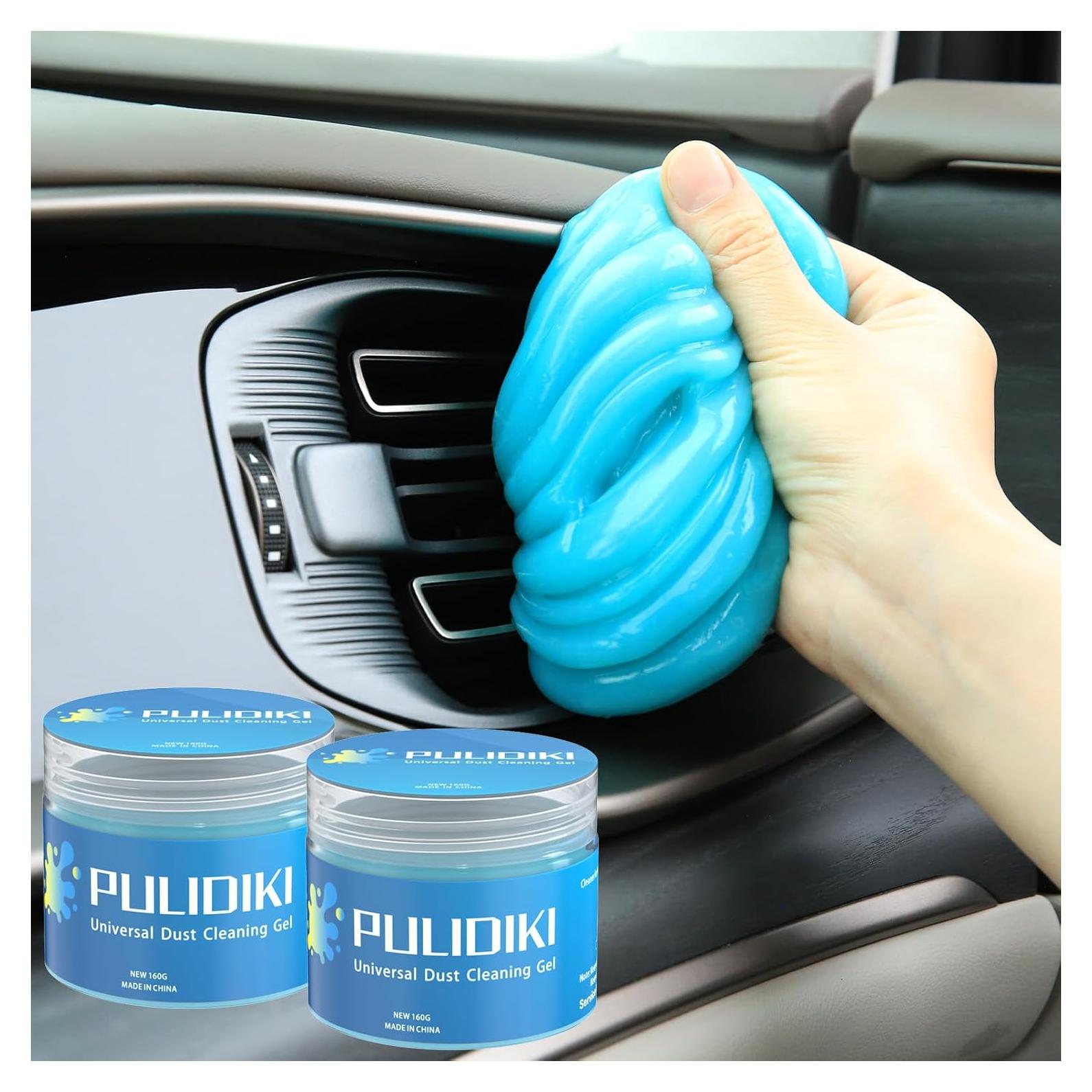 Gel de Limpieza para Autos PULIDIKI Azul 2 Pack Reutilizable