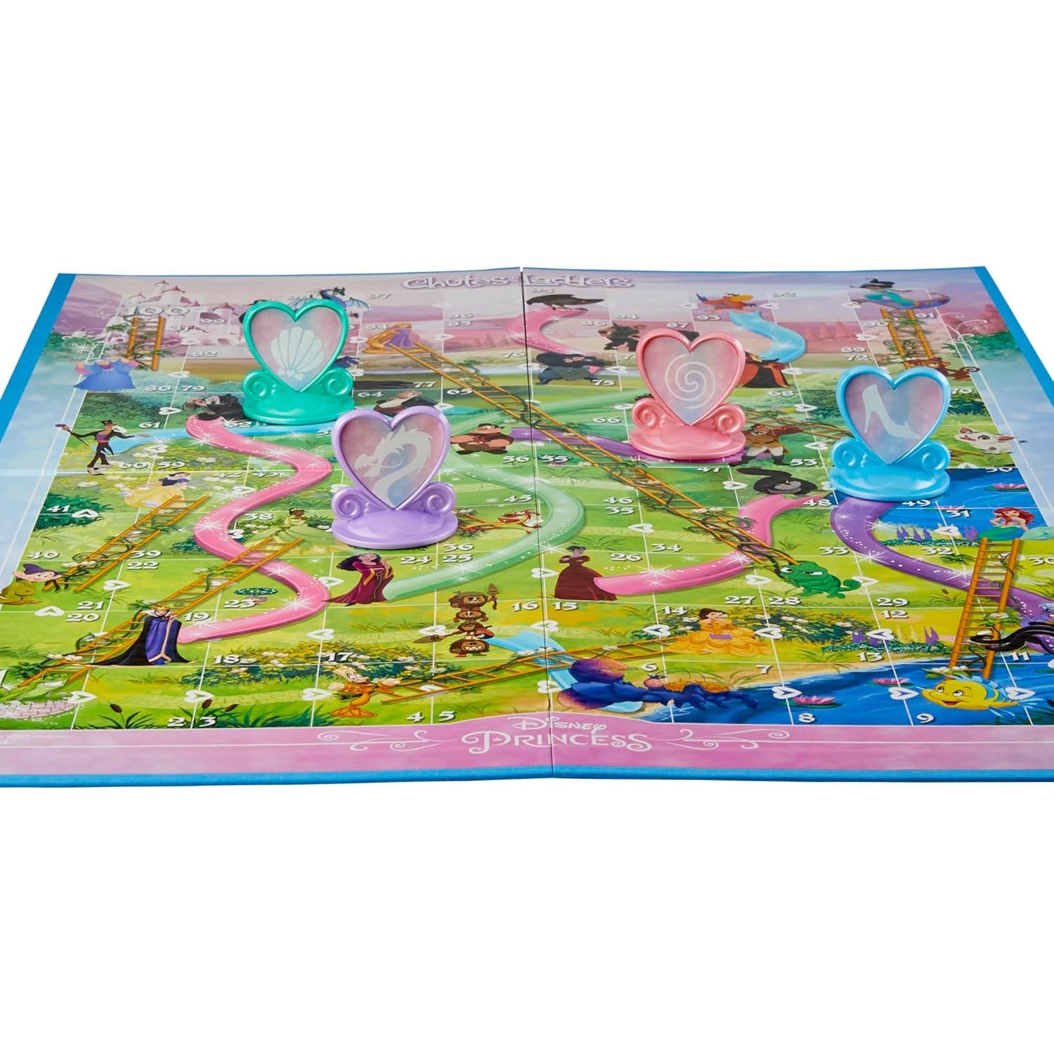 Juego de Mesa Chutes and Ladders Hasbro Princesas Disney 3+