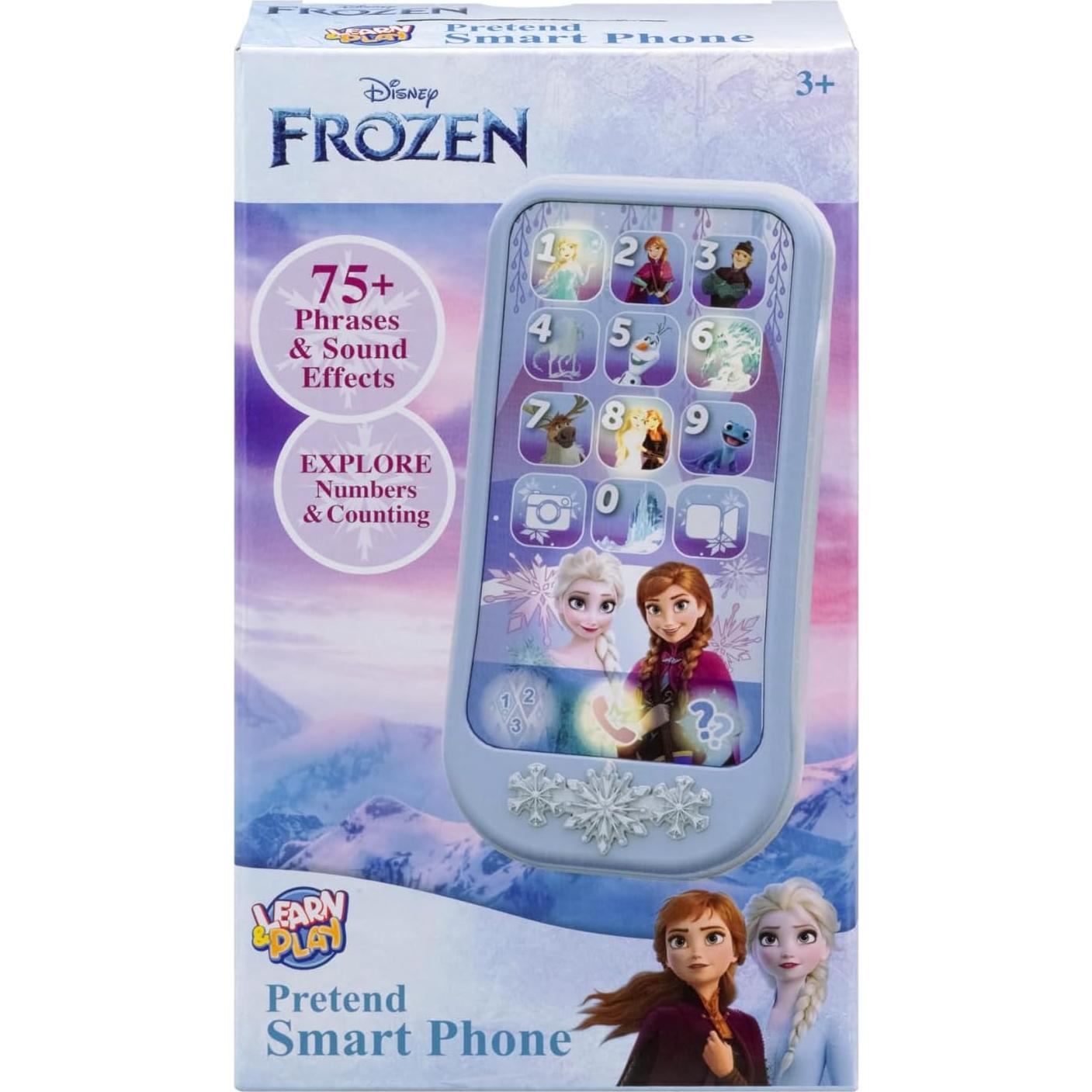 Teléfono de Juguete Disney Frozen eKids para Niños 3-6 Años