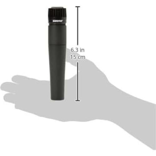 Micrófono Dinámico Shure SM57-LC Cardioide para Instrumentos