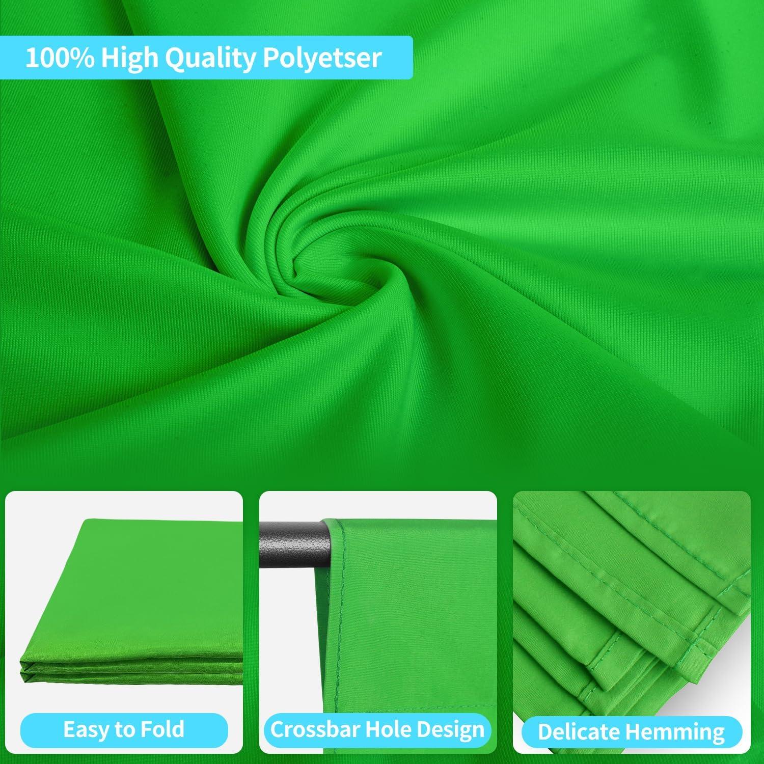 Fondo de pantalla verde 1.98 x 3.05m Linhedai profesional