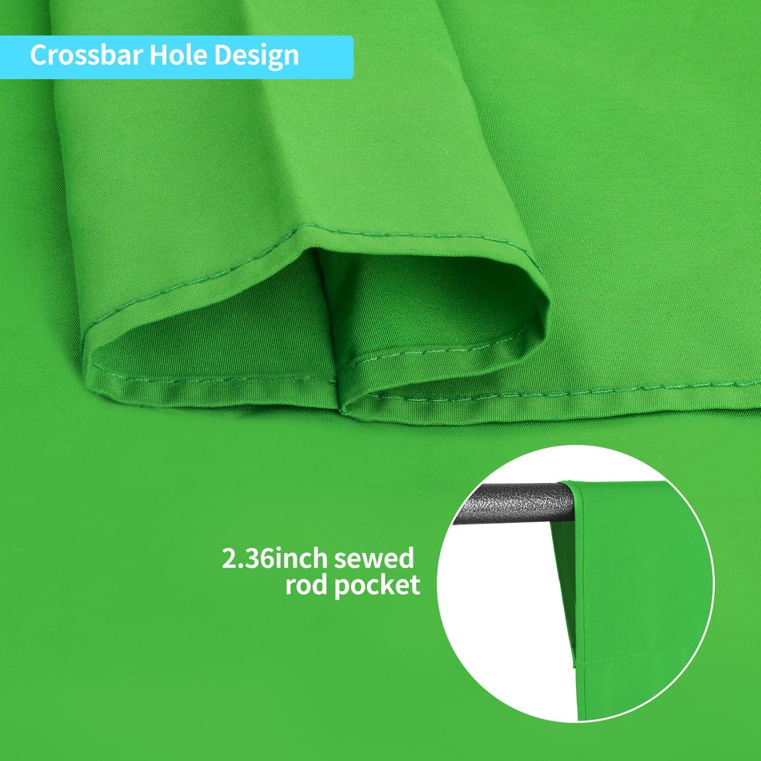 Fondo de pantalla verde 1.98 x 3.05m Linhedai profesional