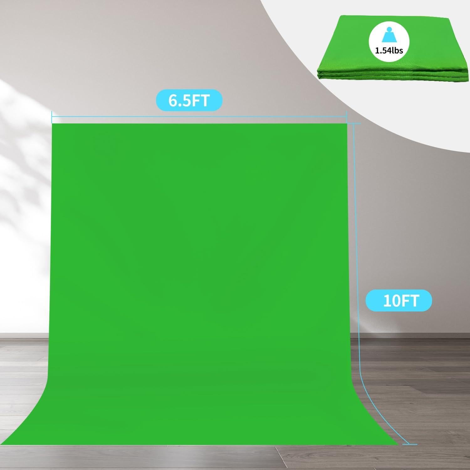 Fondo de pantalla verde 1.98 x 3.05m Linhedai profesional