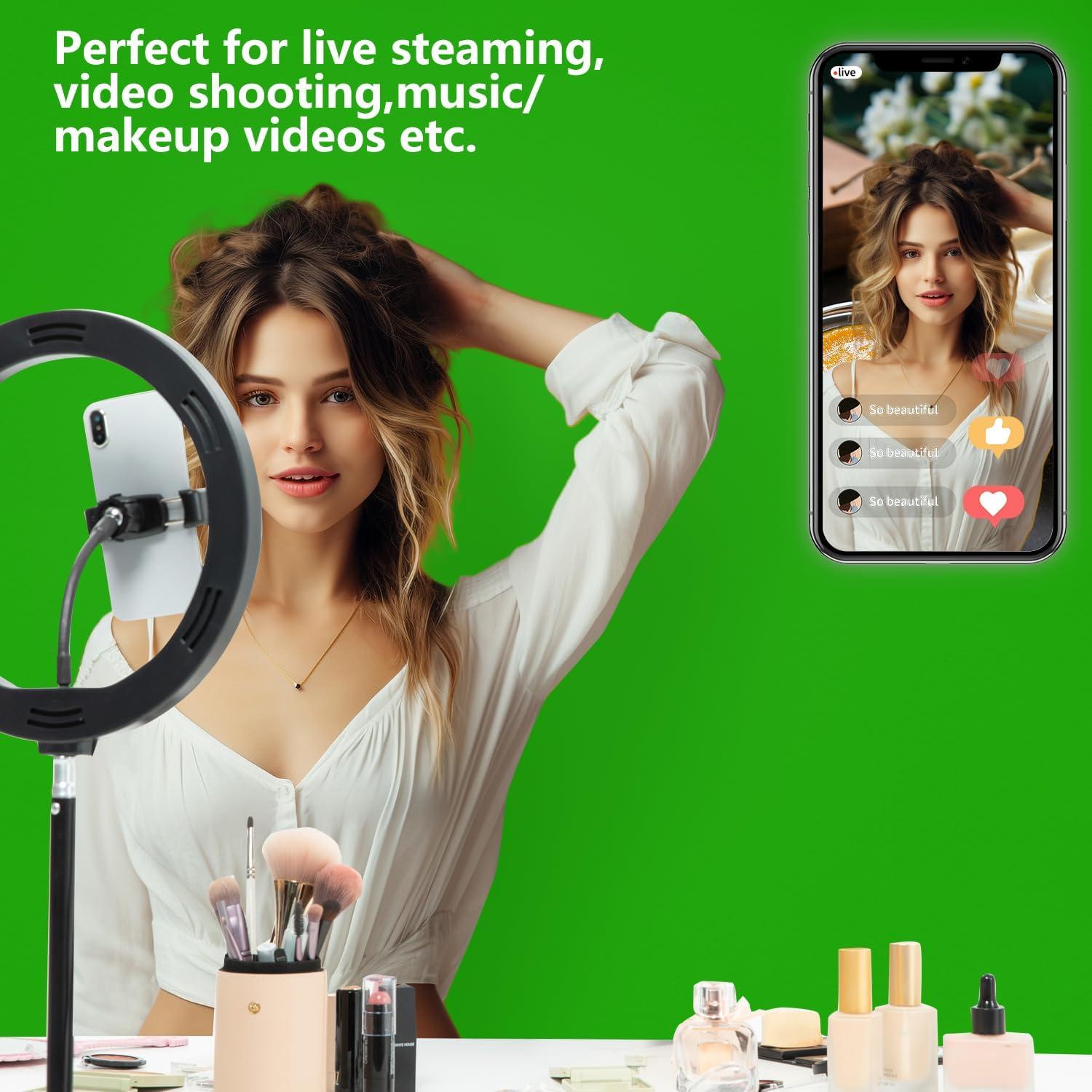 Fondo de pantalla verde 1.98 x 3.05m Linhedai profesional