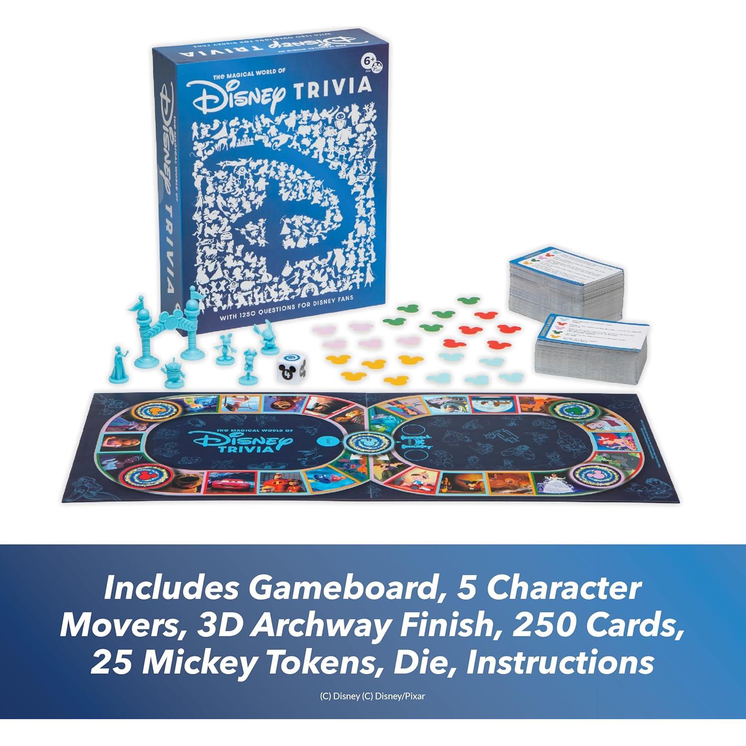 Juego de Mesa de Trivia Disney PlayMonster 24118 - 1250 Preguntas
