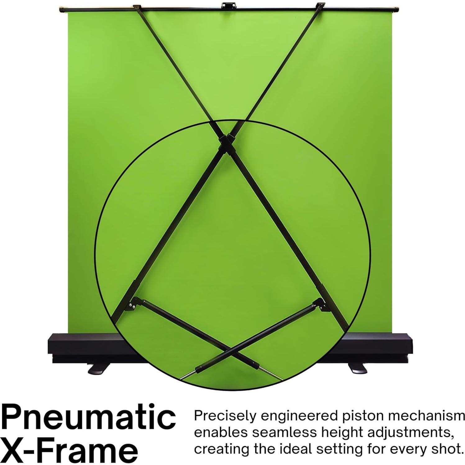 Fondo Verde Extra Grande Pixio 198x198 cm Plegable y Portátil