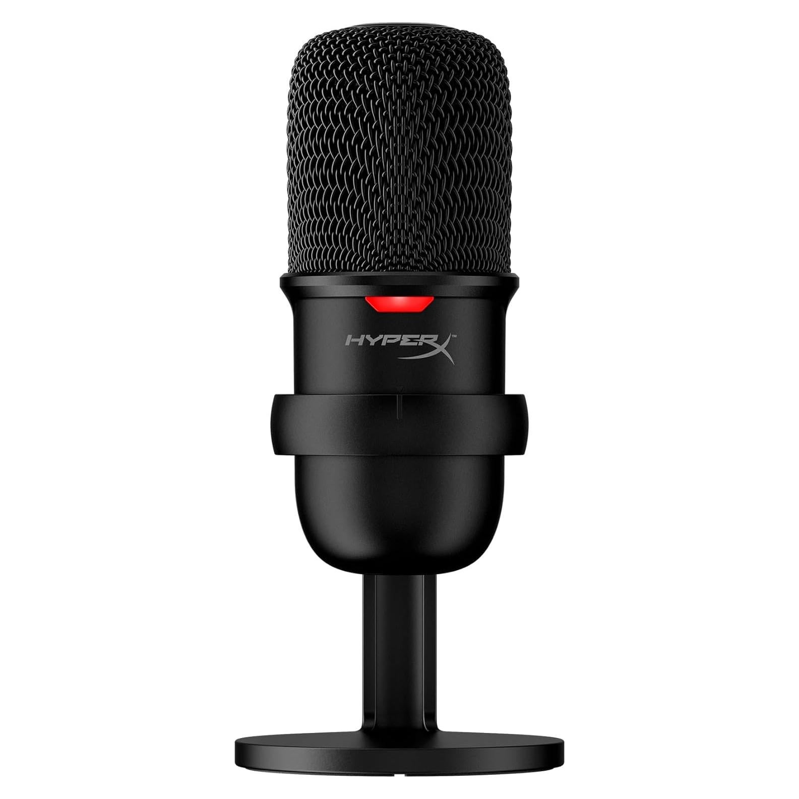 Micrófono USB HyperX SoloCast Negro - Cardioide, 24-bit/96kHz