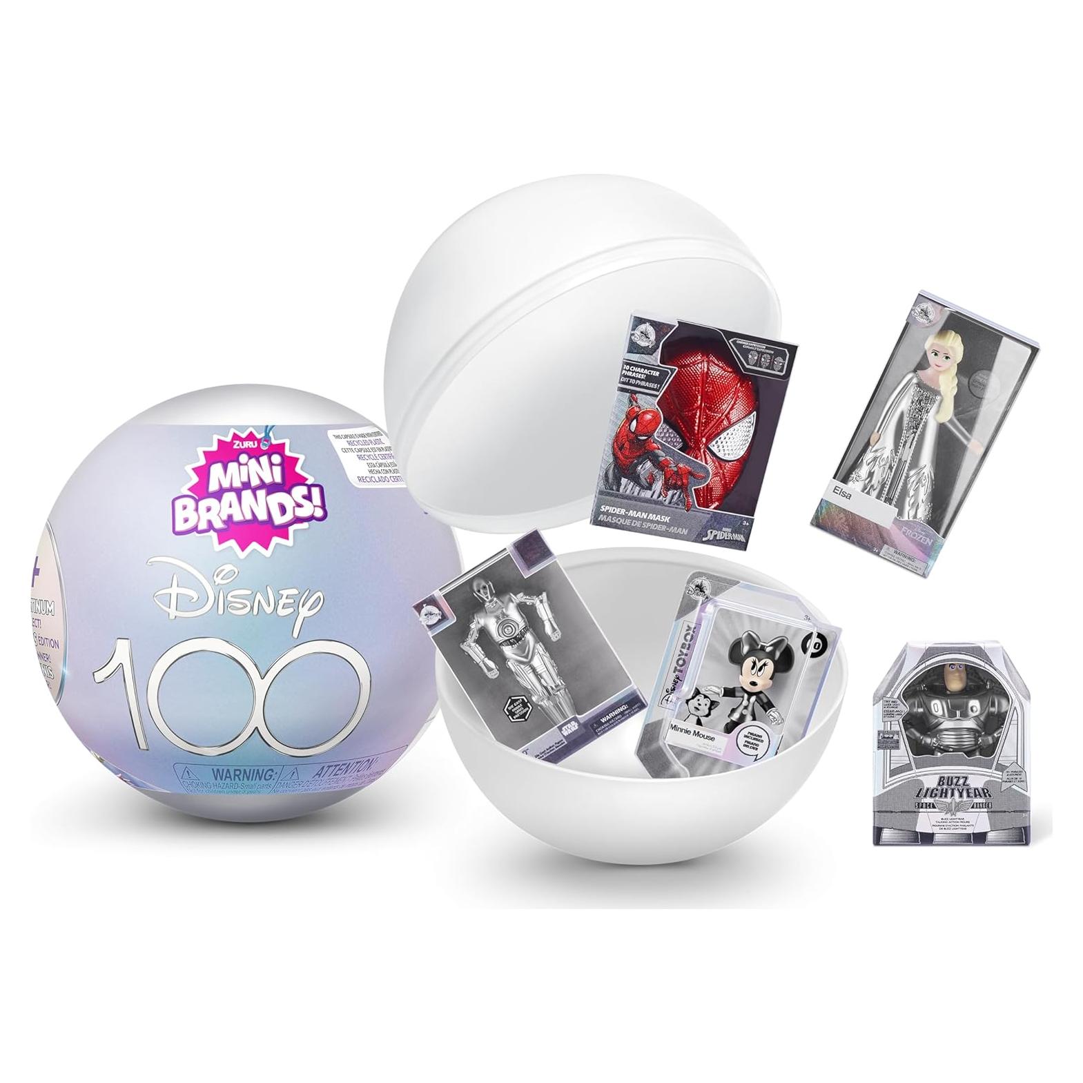 Mini Brands Disney 100 Cápsula Platino ZURU - Edición Limitada