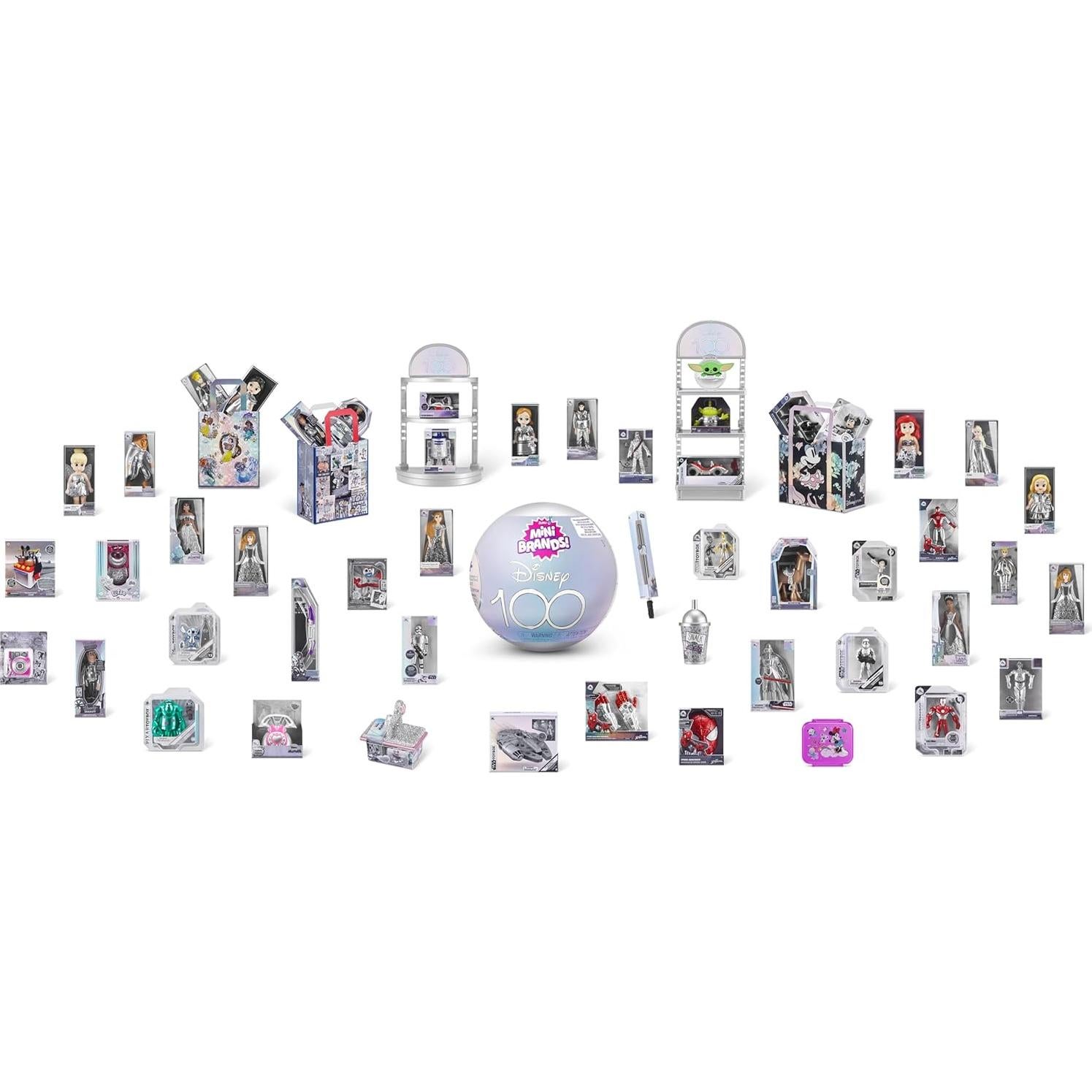 Mini Brands Disney 100 Cápsula Platino ZURU - Edición Limitada