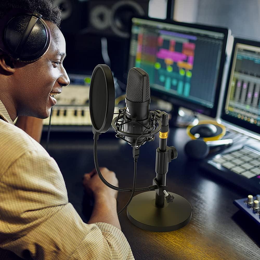 Micrófono USB Maono AU-A04T Cardioide 192kHz/24bit para PC