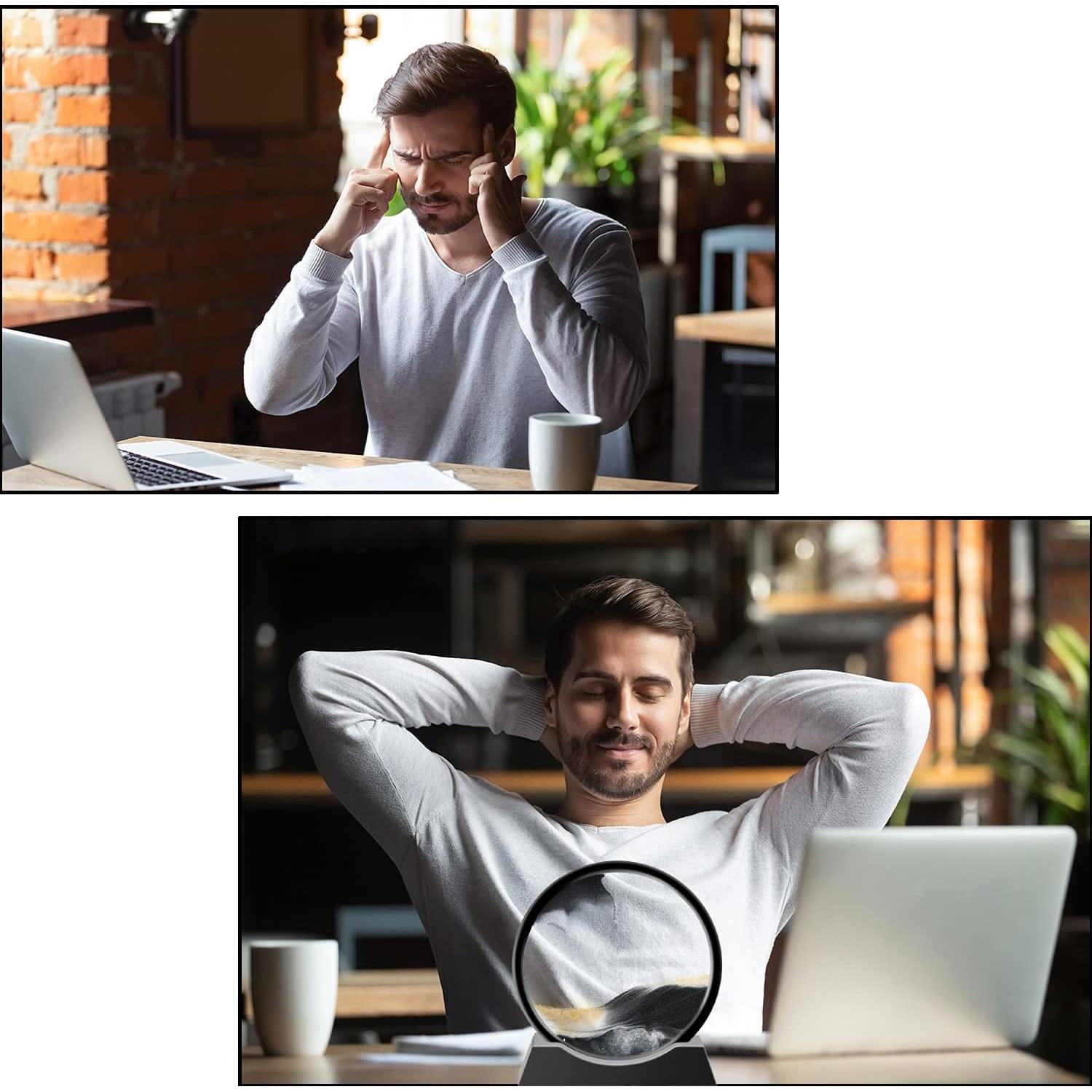 Juguete Sensorial de Arena en Movimiento TK-SSSD 17.78 cm Negro