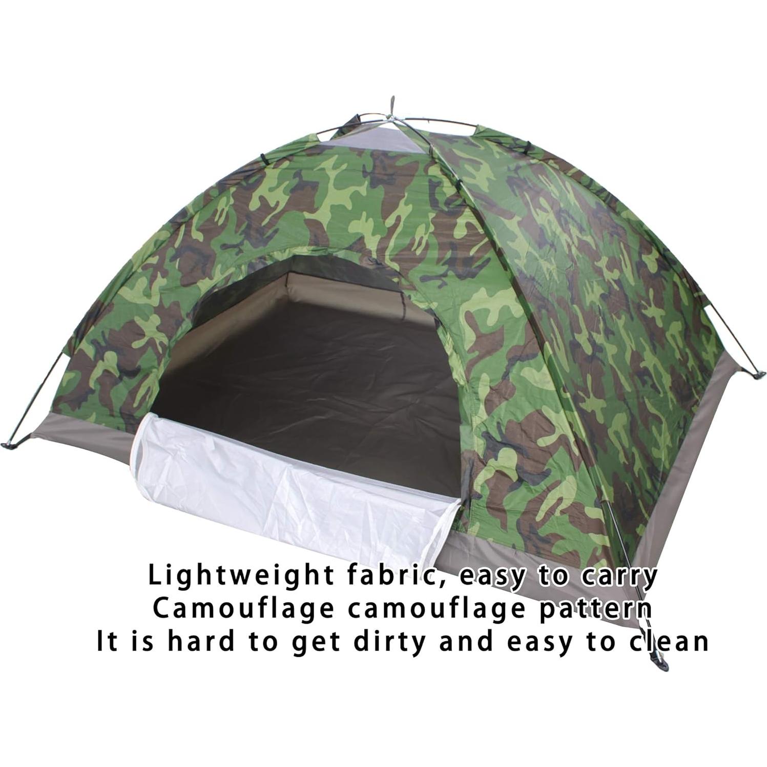 Sutekus Tent Camouflage Patterns Camping Tent Backpacking Tent for Camping Hiking 【Outdoor Equipment】