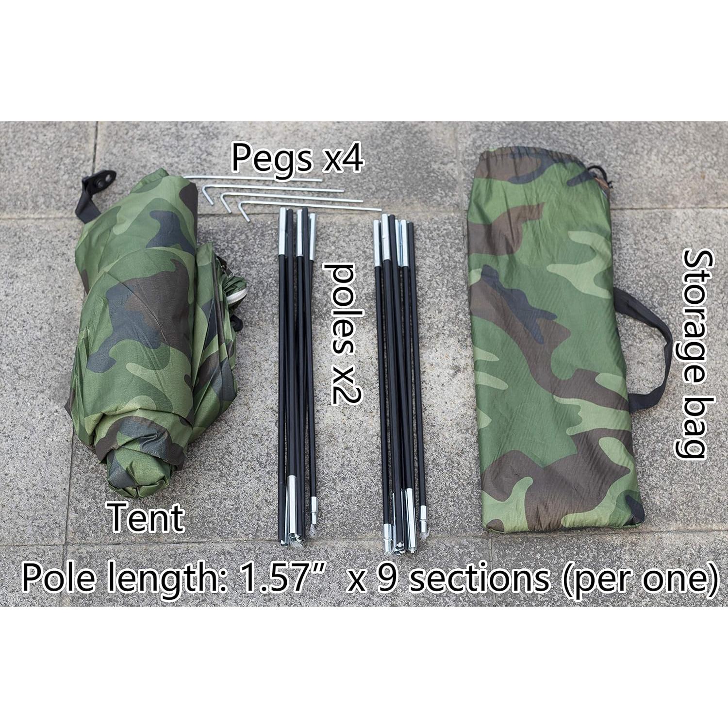 Sutekus Tent Camouflage Patterns Camping Tent Backpacking Tent for Camping Hiking 【Outdoor Equipment】