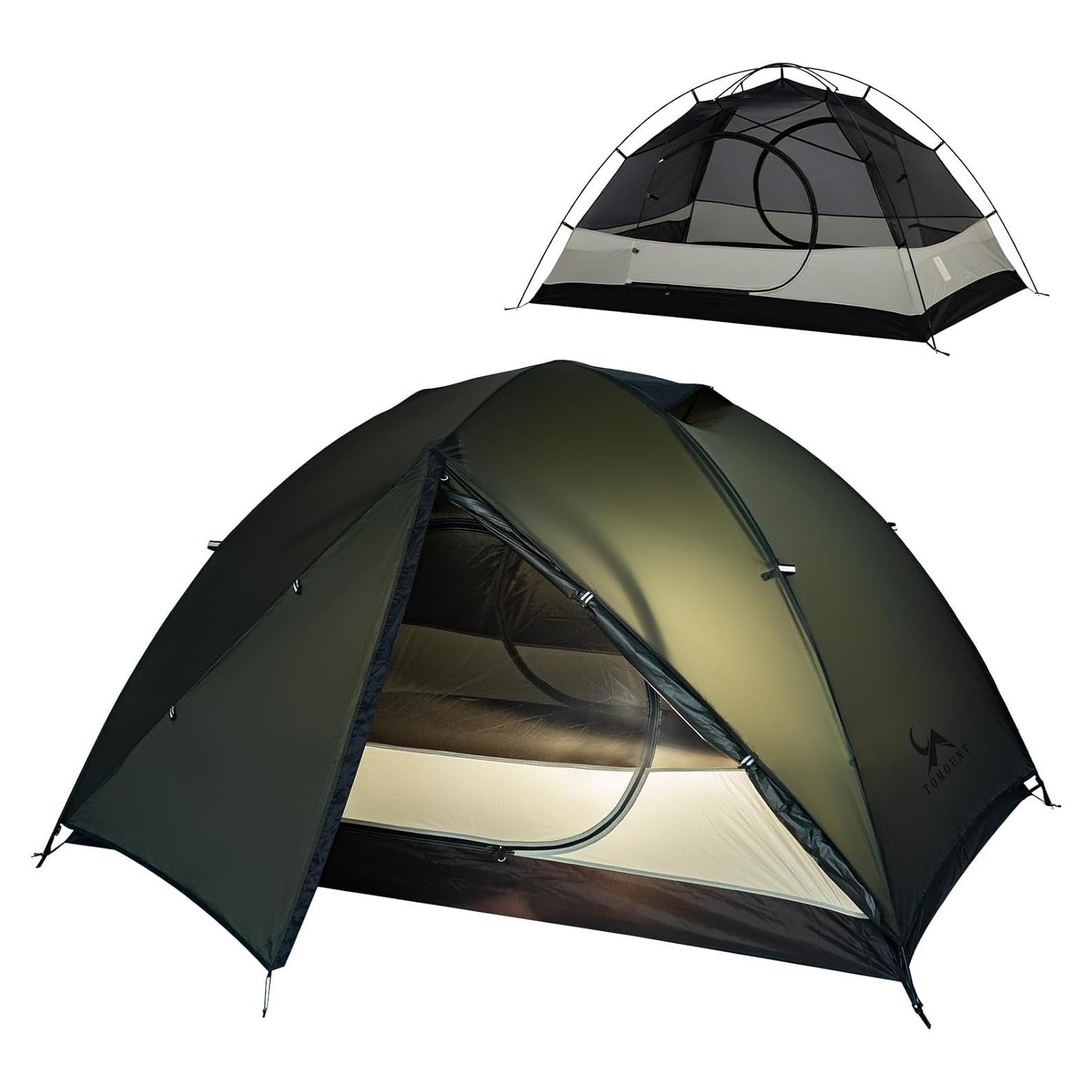 Tienda de Camping MC TOMOUNT 2 Personas Impermeable 110 cm