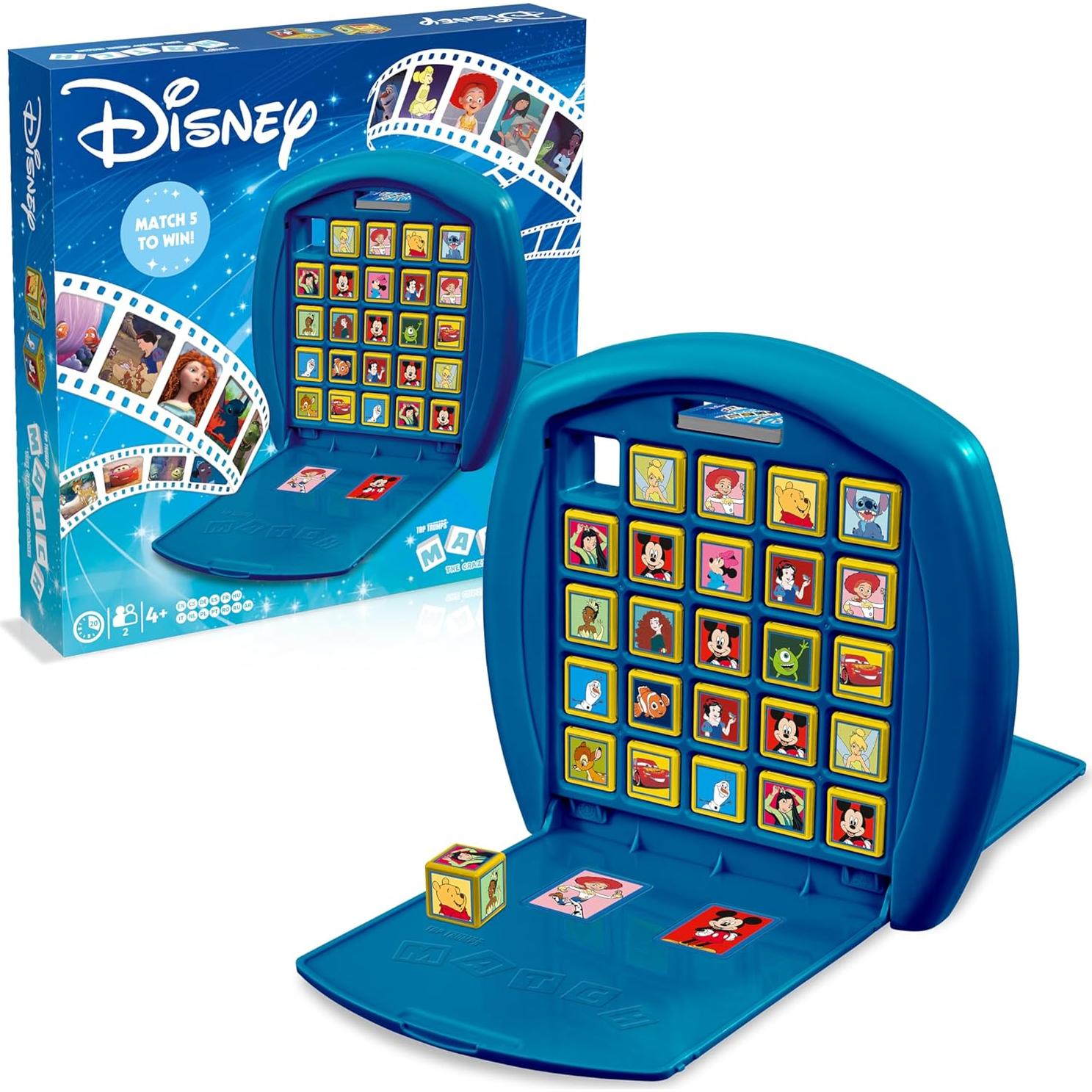 Juego de Emparejamiento Disney Top Trumps - Para Niños 6+