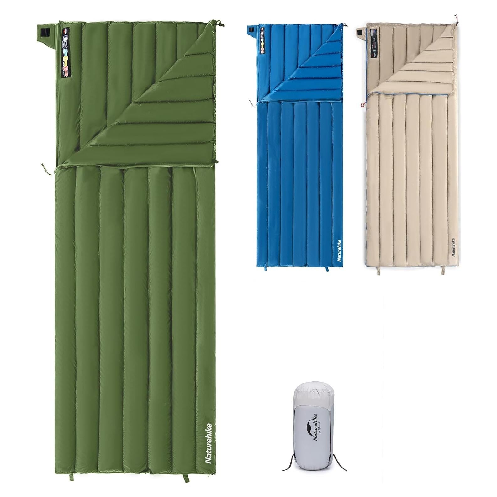 Saco de dormir ultraligero Naturehike Chanyi 650FP 1.3kg