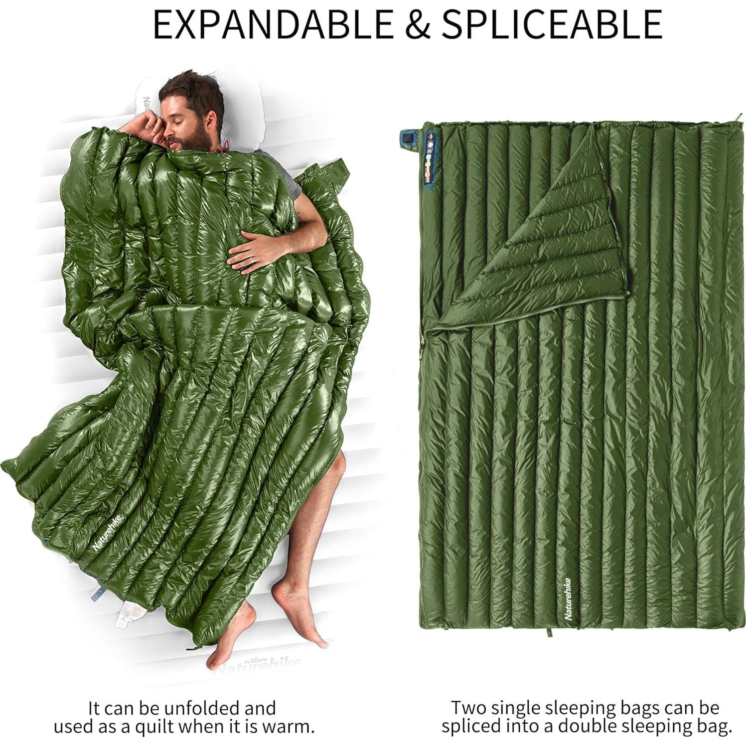 Saco de dormir ultraligero Naturehike Chanyi 650FP 1.3kg