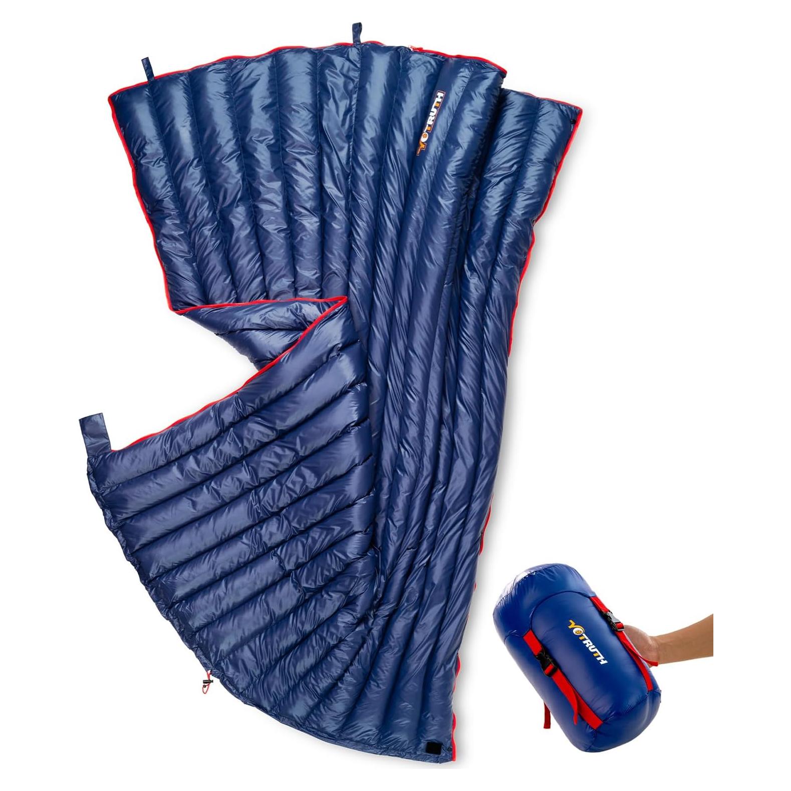 Saco de dormir ultraligero Yotruth 1-10°C 770g 190x72cm