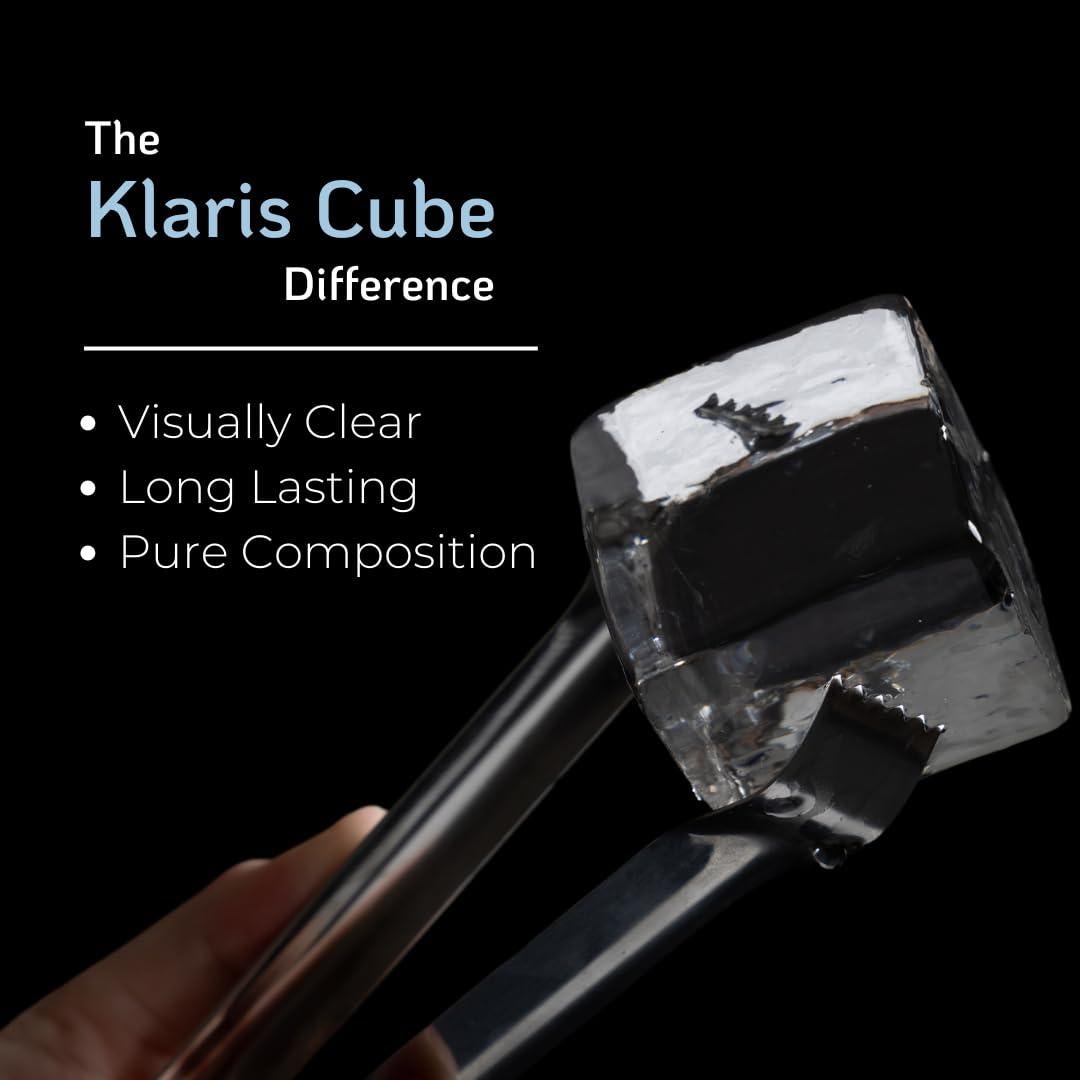 Fabricador de Hielo Klaris - 4 Cubos Cristalinos en 12h