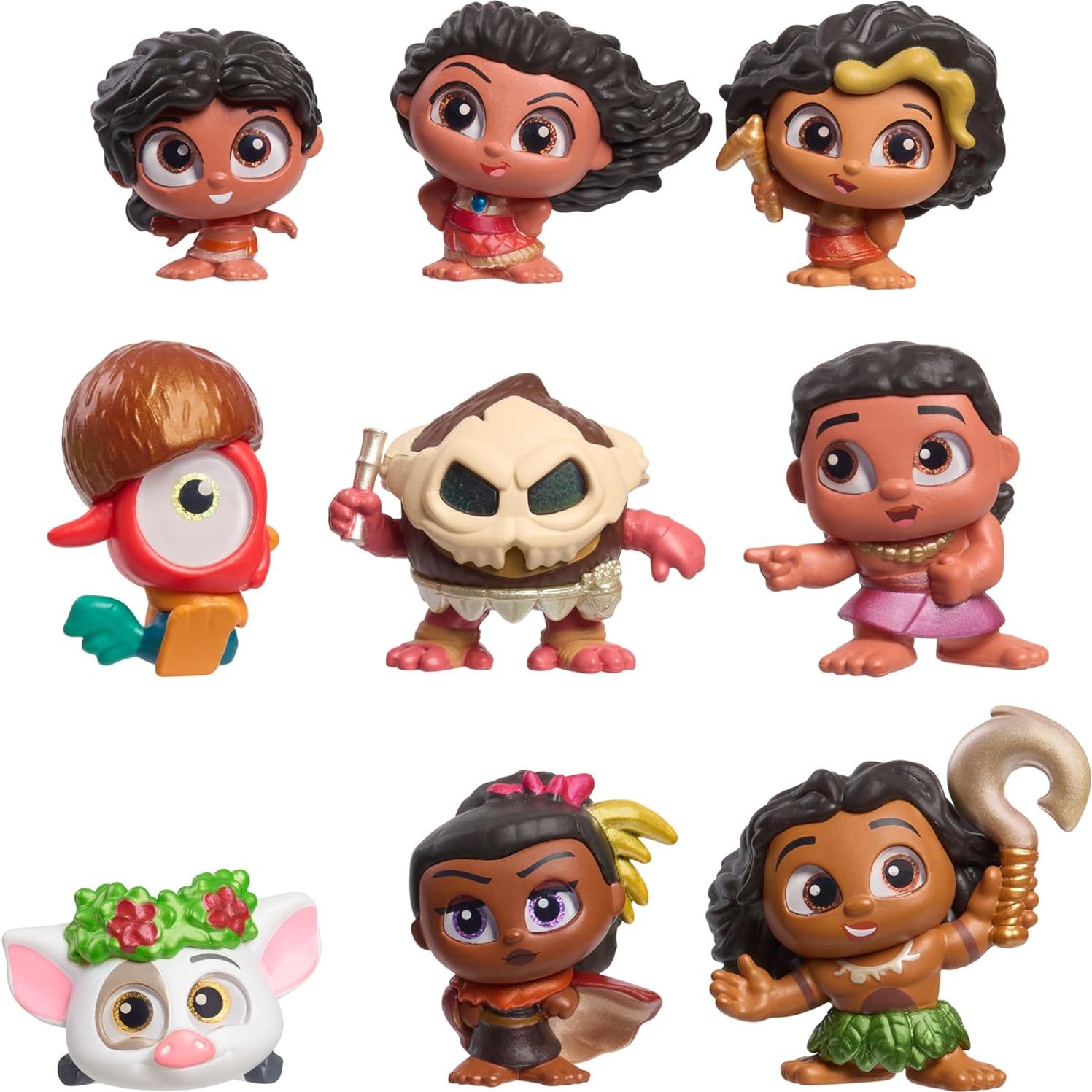 Figuras de Juguete Disney Doorables Moana 2 Just Play 9 Piezas