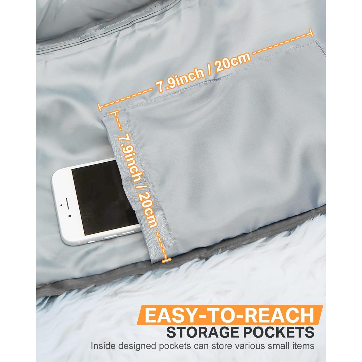 Rantizon Sleeping Bags for Adults Backpacking Lightweight Waterproof- Cold/Warm Weather Sleeping Bag for Mens Kids Boys Girls Camping Essentials Hiking Outdoor Travel Hunting with Compression Bags