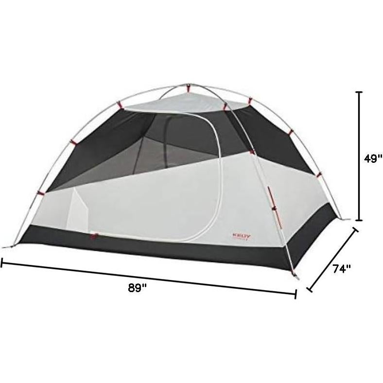 Tienda de Camping Kelty Gunnison 3 Personas Impermeable Gris