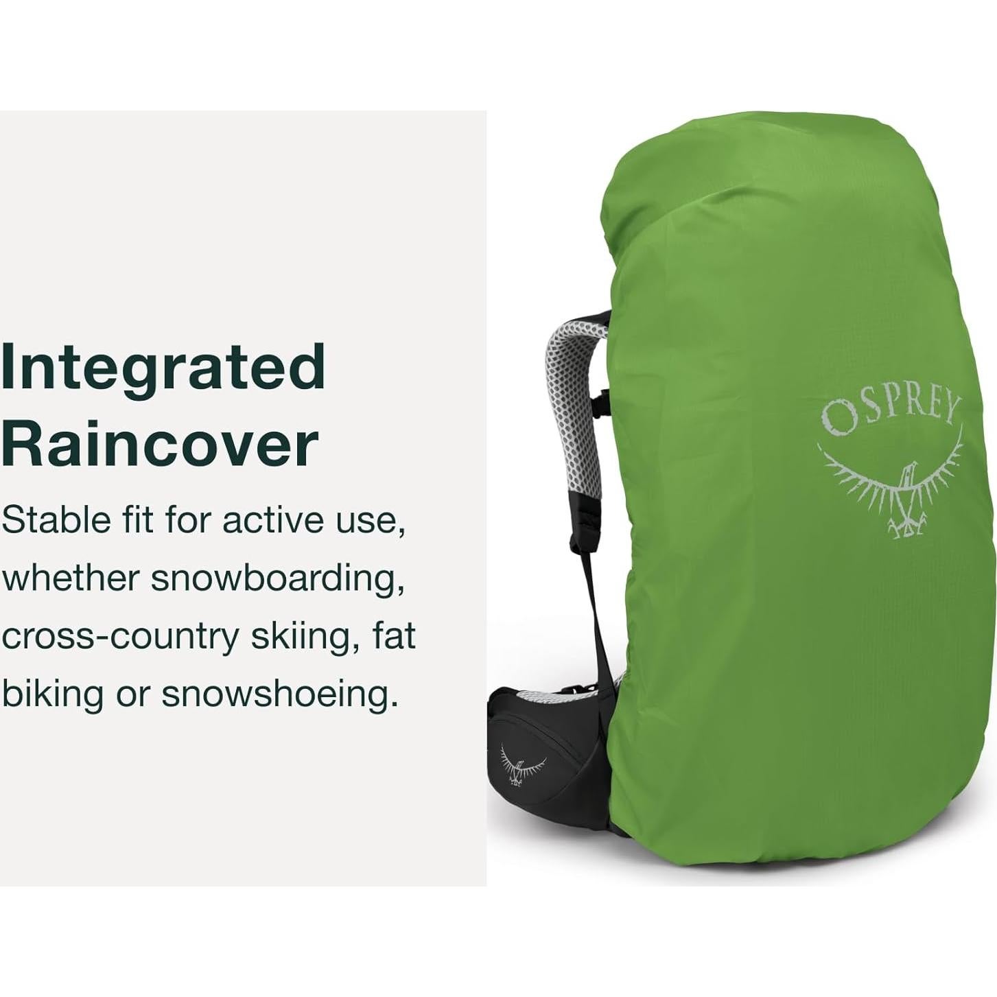 Mochila de Senderismo Osprey Atmos AG LT 65L Negra S/M