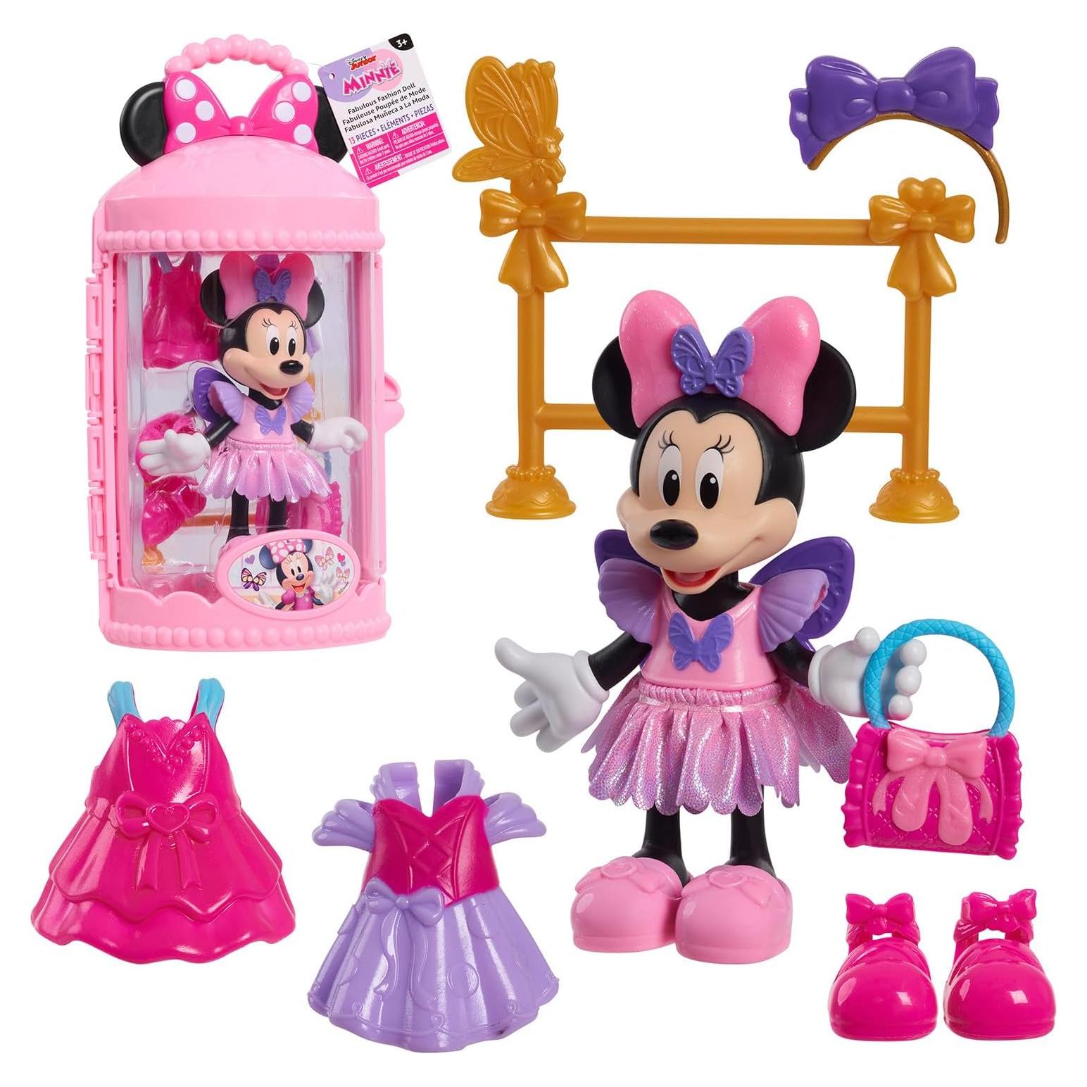 Muñeca Bailarina Minnie Mouse Just Play 15.24 cm 13 Piezas