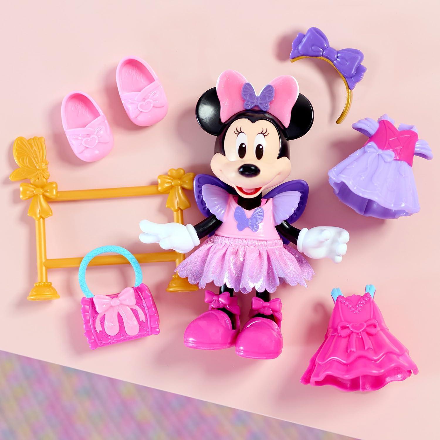 Muñeca Bailarina Minnie Mouse Just Play 15.24 cm 13 Piezas