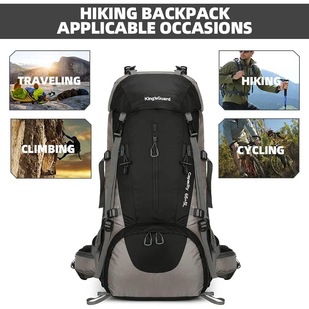 Mochila de Camping 70L HongXingHai Impermeable para Senderismo