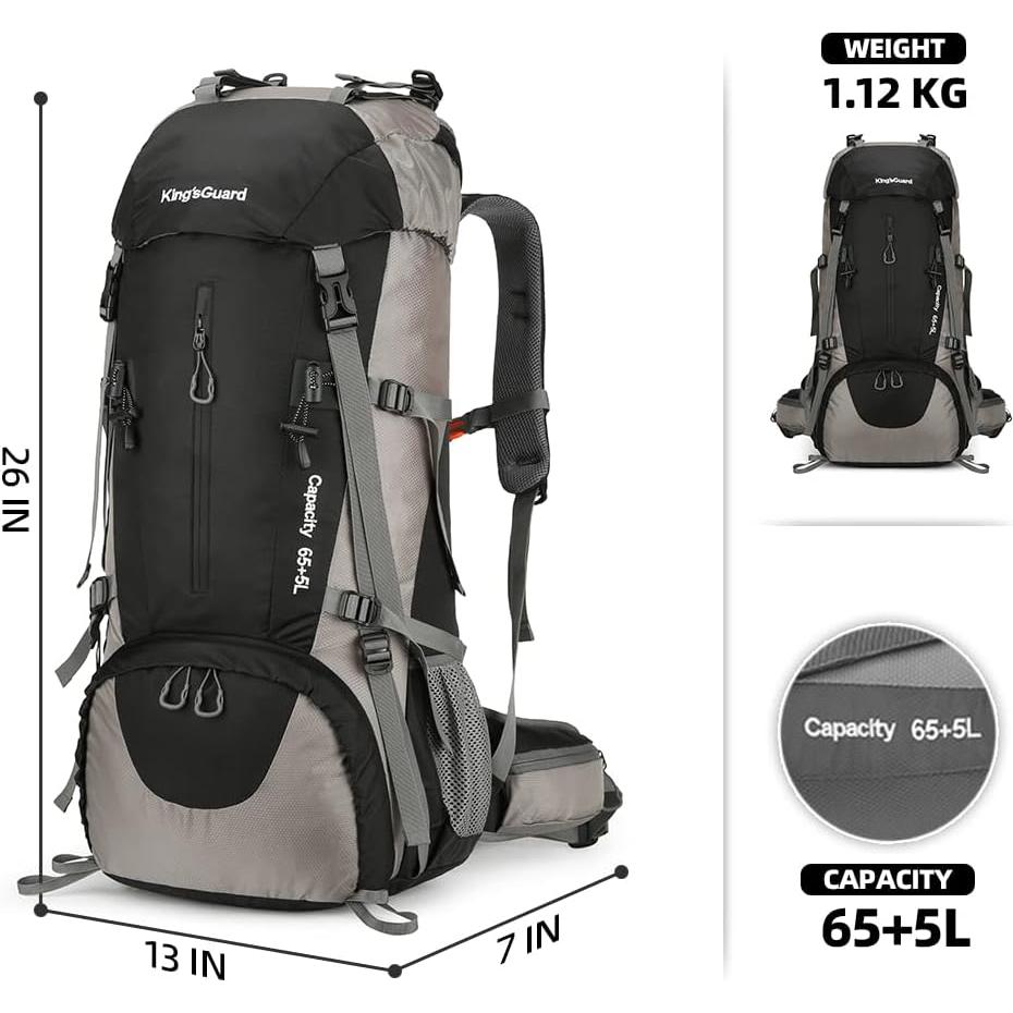 Mochila de Camping 70L HongXingHai Impermeable para Senderismo