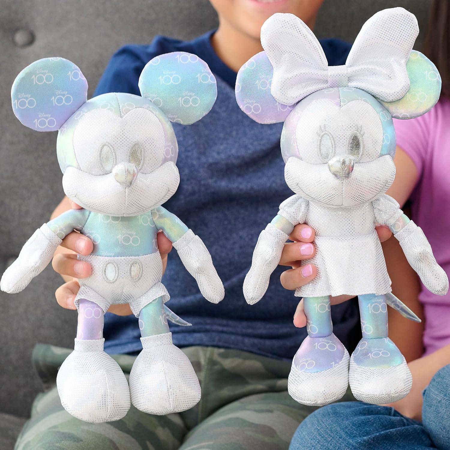 Peluches Coleccionistas Mickey y Minnie Disney100 27,94 cm