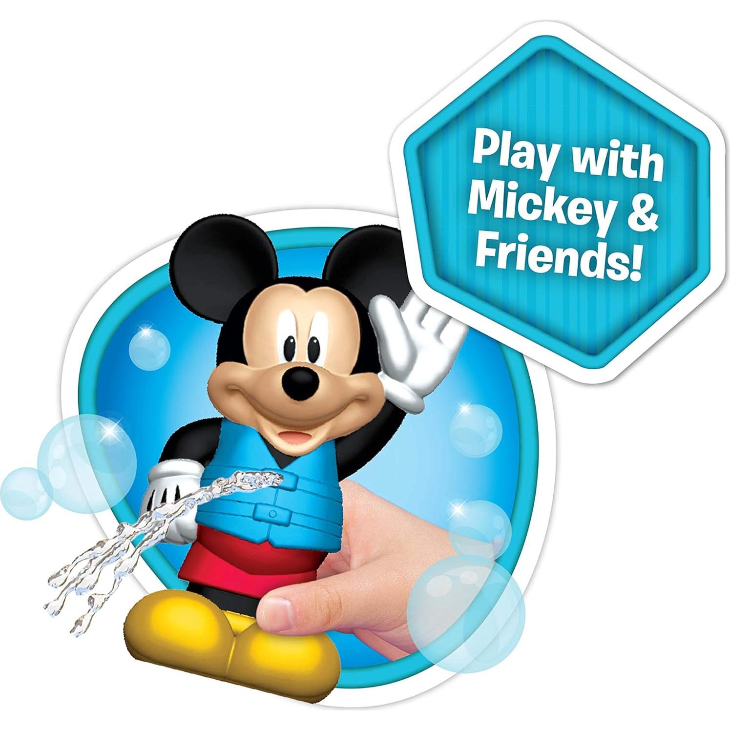 Juego de Juguetes de Baño Disney Mickey Mouse 3 Piezas