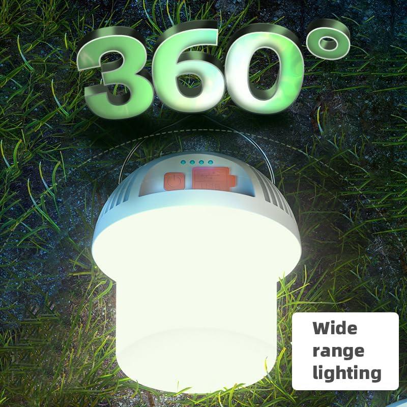 Linterna de Camping Solar Mukkuri 600 Lúmenes Recargable