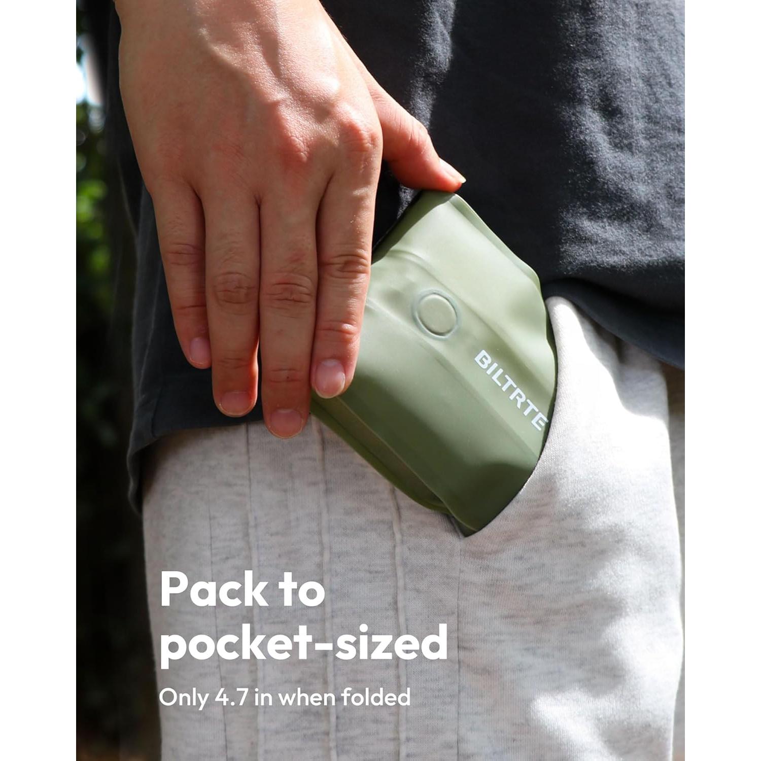 Linterna de Camping Inflable BILTRTE 30cm USB Recargable IP66